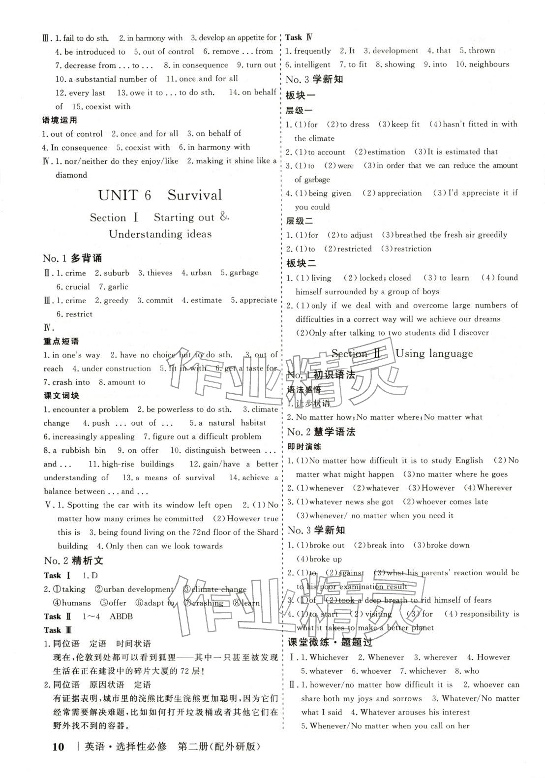 2025年高考领航高中同步核心辅导与测评高中英语选择性必修第二册外研版 第10页