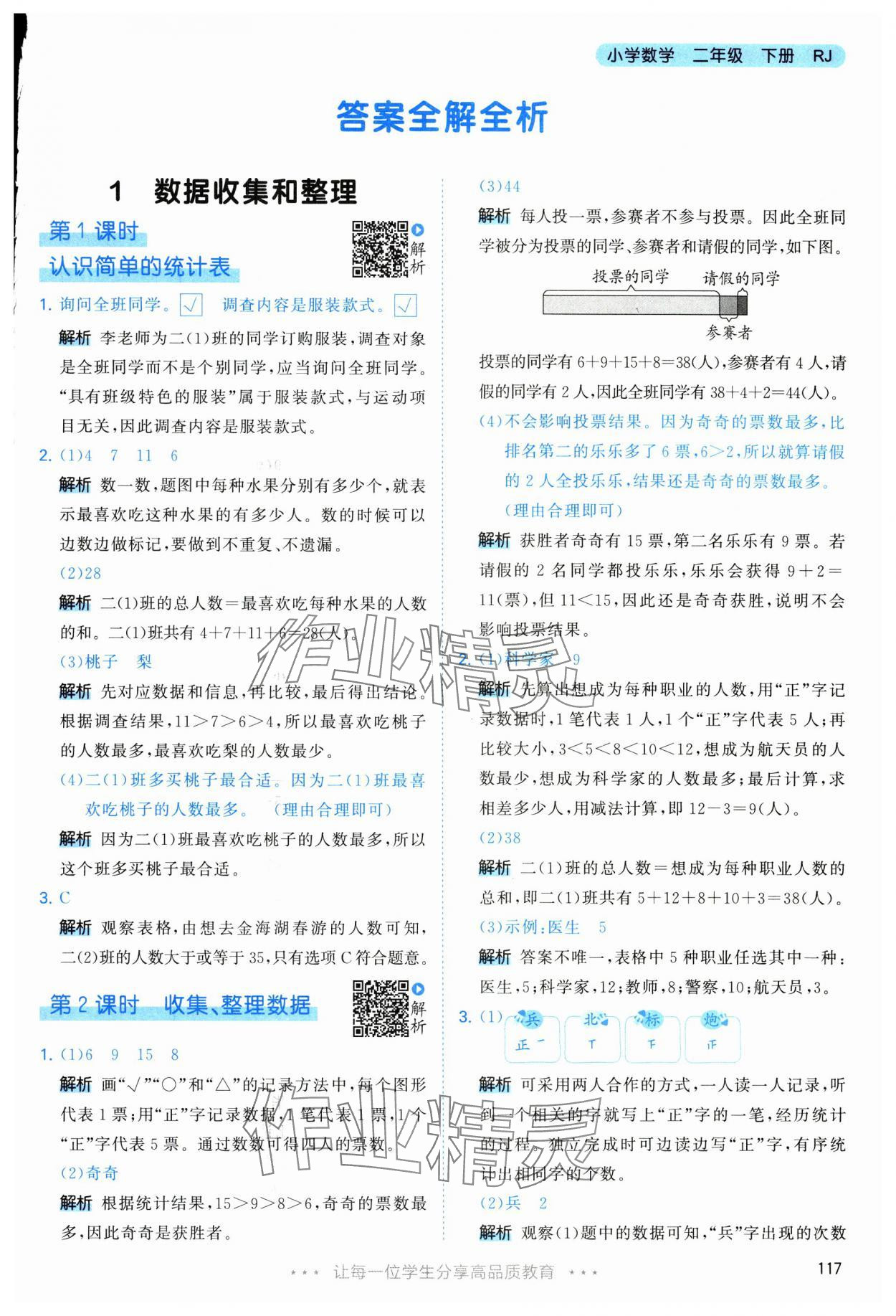 2025年53天天練二年級數(shù)學(xué)下冊人教版 第1頁