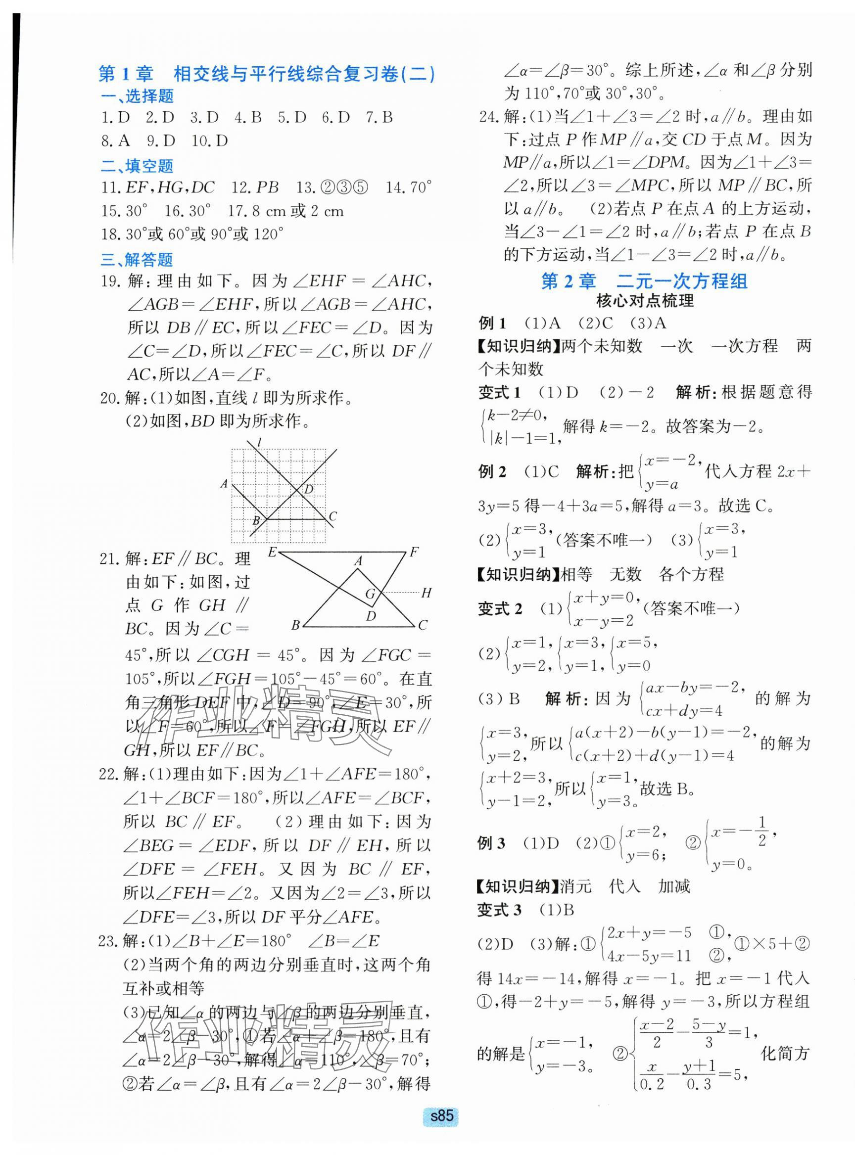 2025年初中全程階段測評卷七年級數學下冊浙教版 第5頁