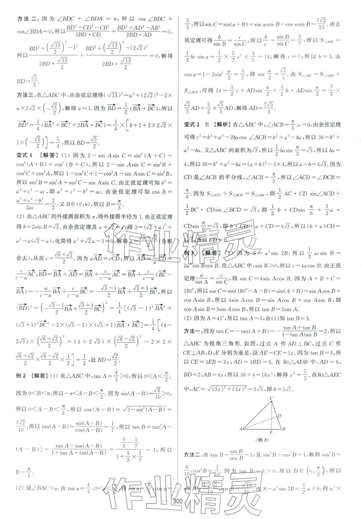 2026年南方凤凰台5A新考案高中数学二轮基础版 参考答案第10页