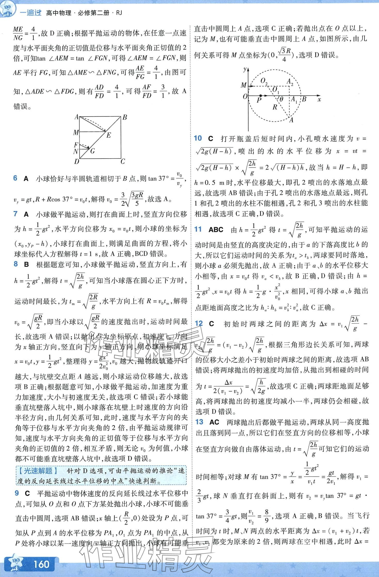 2024年一遍過高中物理必修第二冊人教版 第13頁