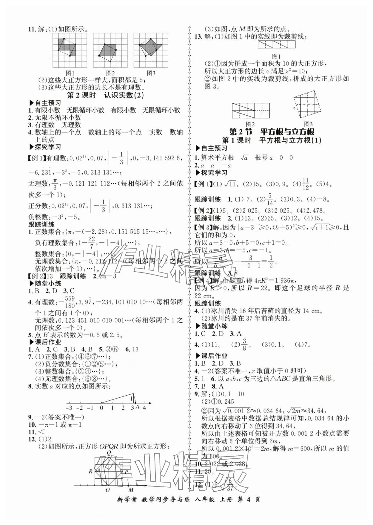 2025年新學(xué)案同步導(dǎo)與練八年級數(shù)學(xué)上冊北師大版 第4頁