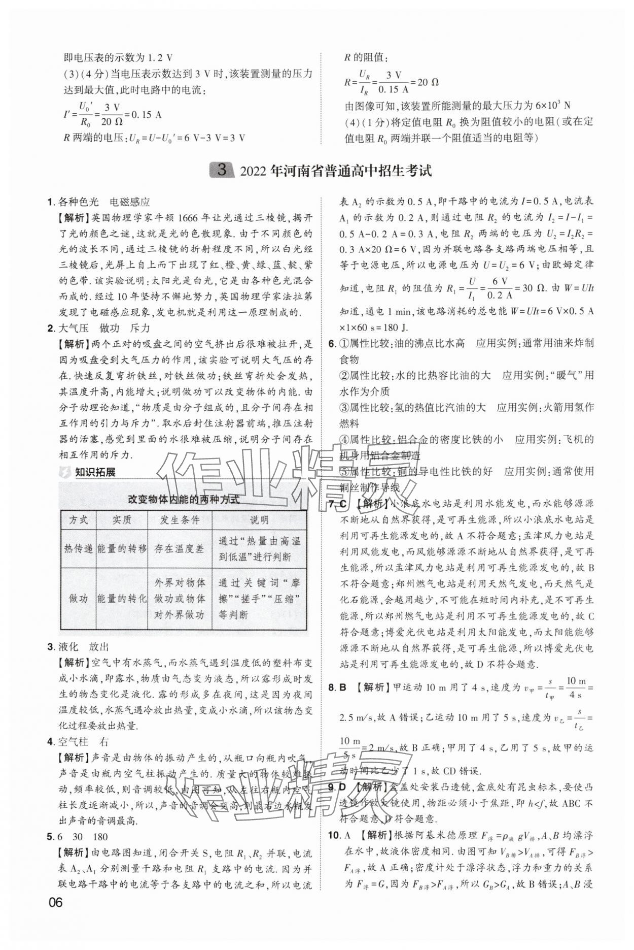 2025年中考導(dǎo)航東方出版社物理中考河南專版 第6頁