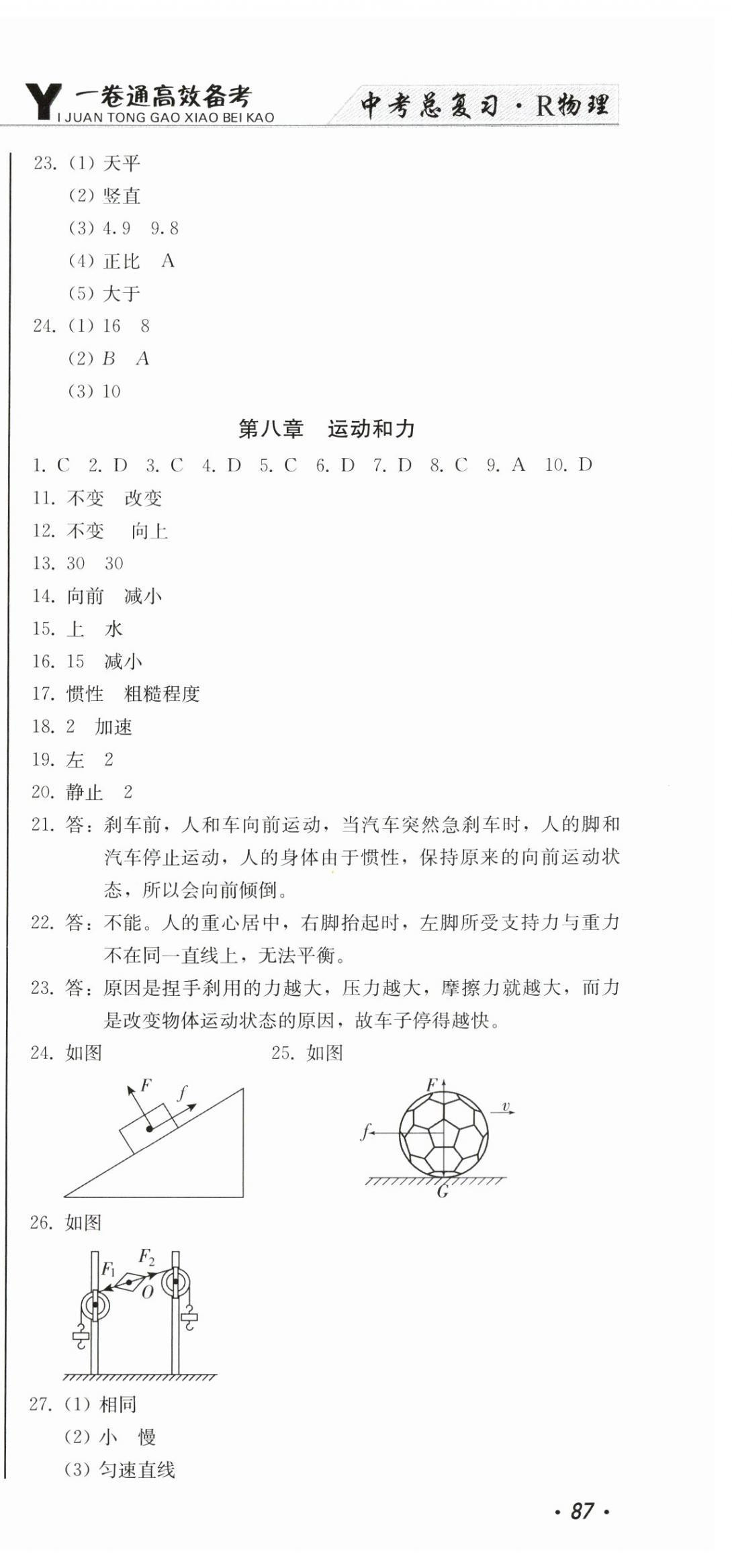 2025年中考總復(fù)習(xí)北方婦女兒童出版社物理 第9頁(yè)