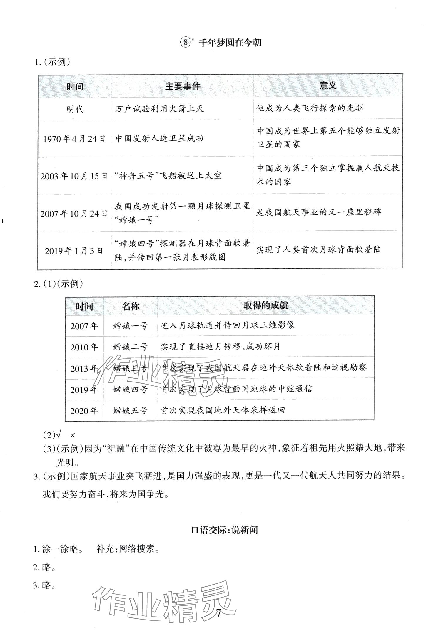 2024年小桌学语文四年级下册人教版 第7页