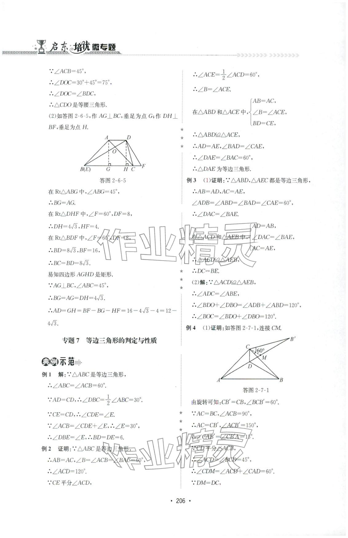 2025年啟東培優(yōu)微專題八年級數(shù)學(xué)&nbsp;第20頁