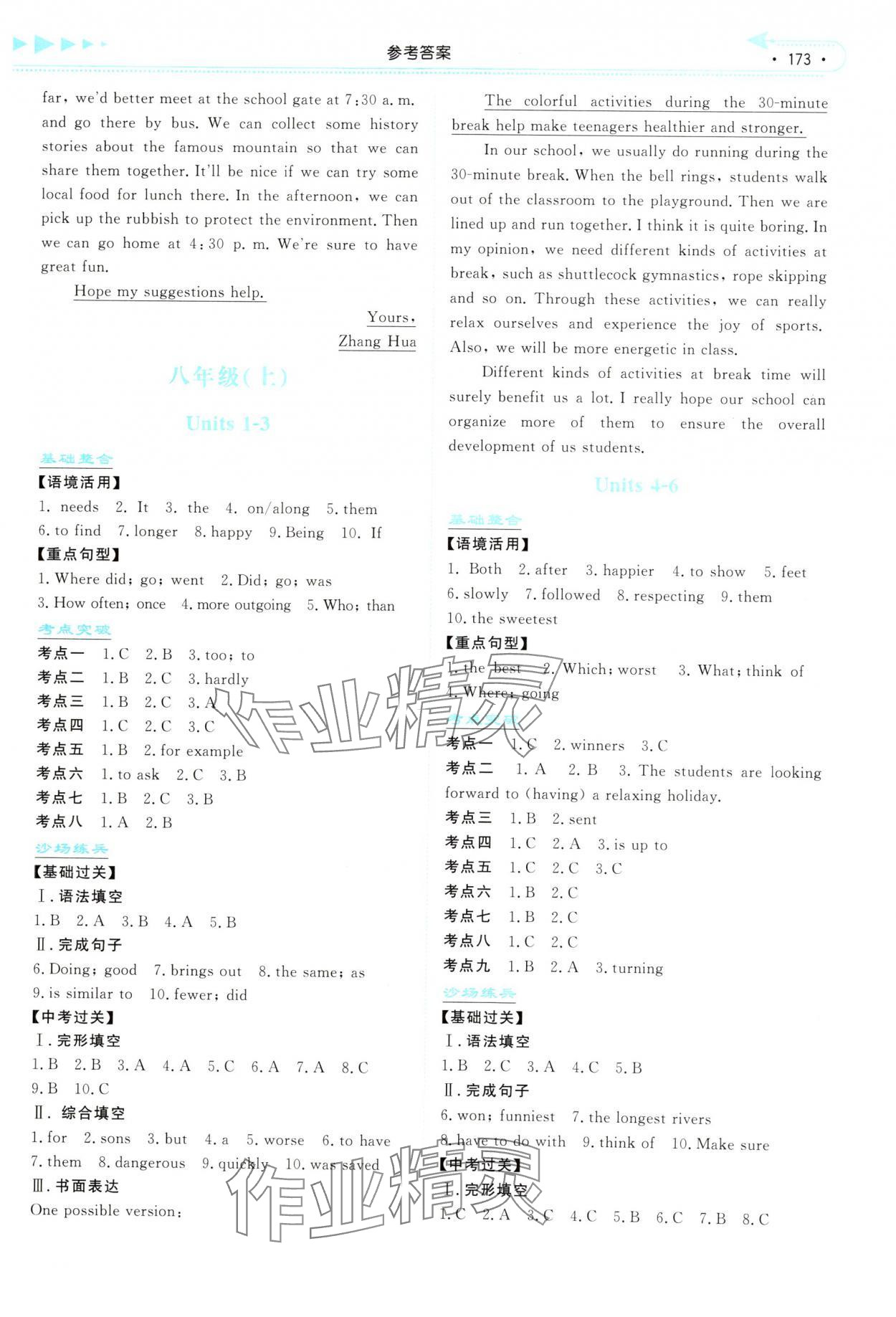 2025年湘教考苑中考總復習英語衡陽版 第3頁