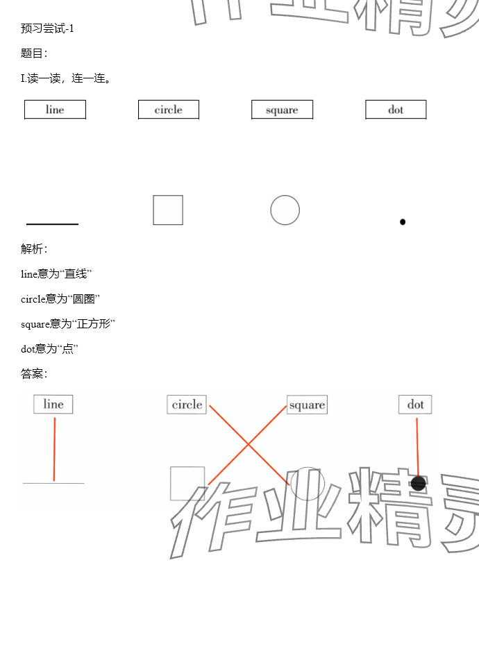 2024年同步實踐評價課程基礎訓練四年級英語上冊湘少版 參考答案第13頁