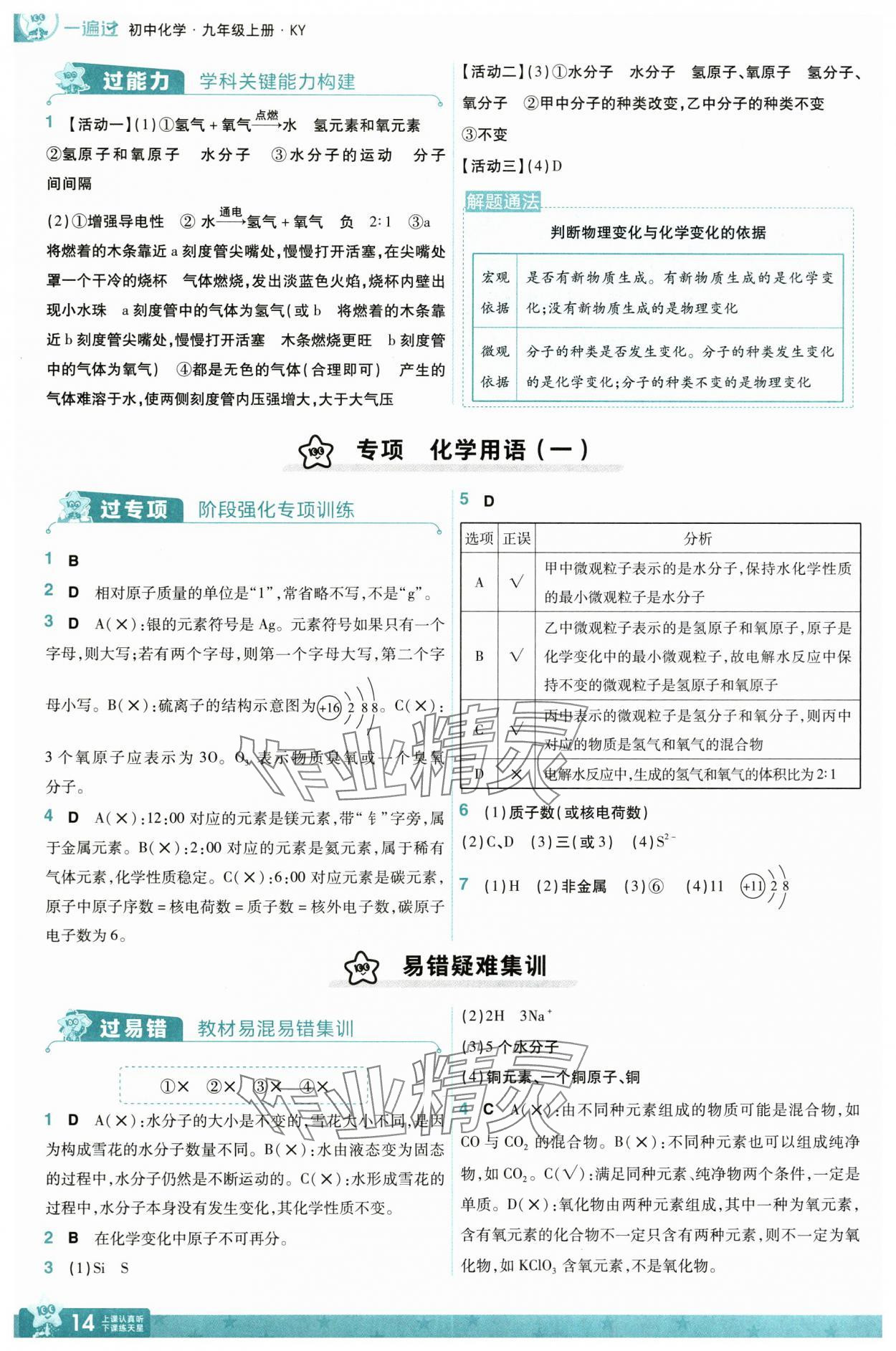 2025年一遍過九年級化學上冊科粵版 第14頁