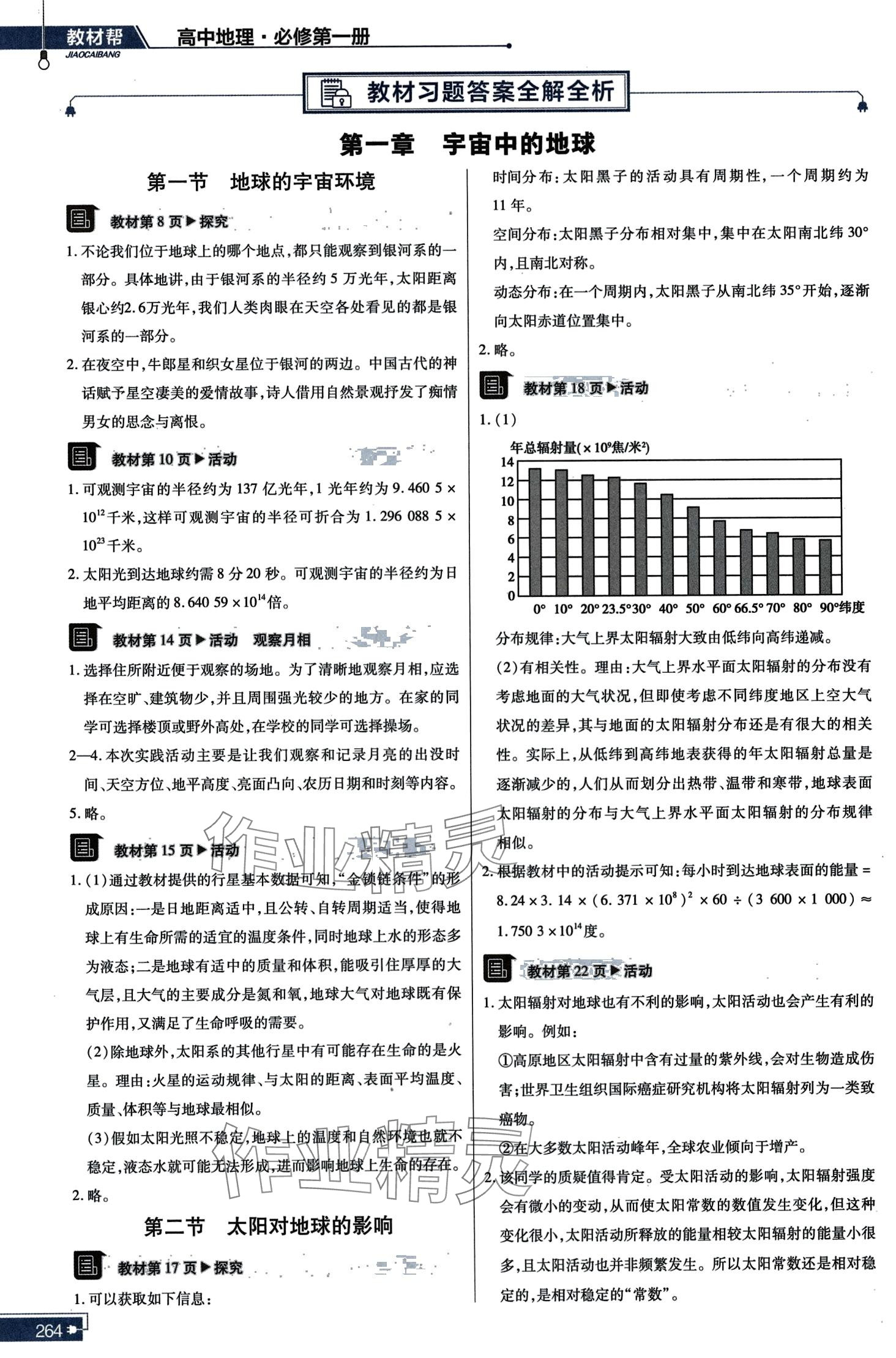 2024年教材课本高中地理必修第一册 第1页