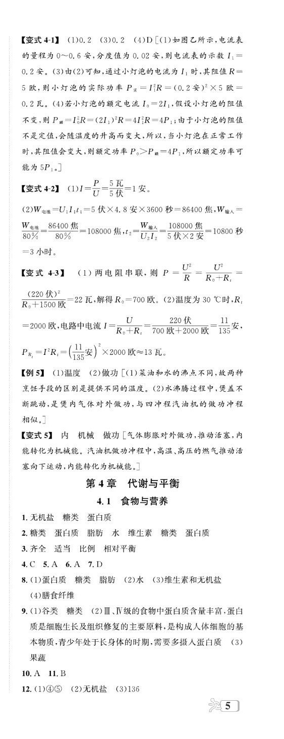 2024年自主輕松練九年級科學(xué)全一冊浙教版 第20頁