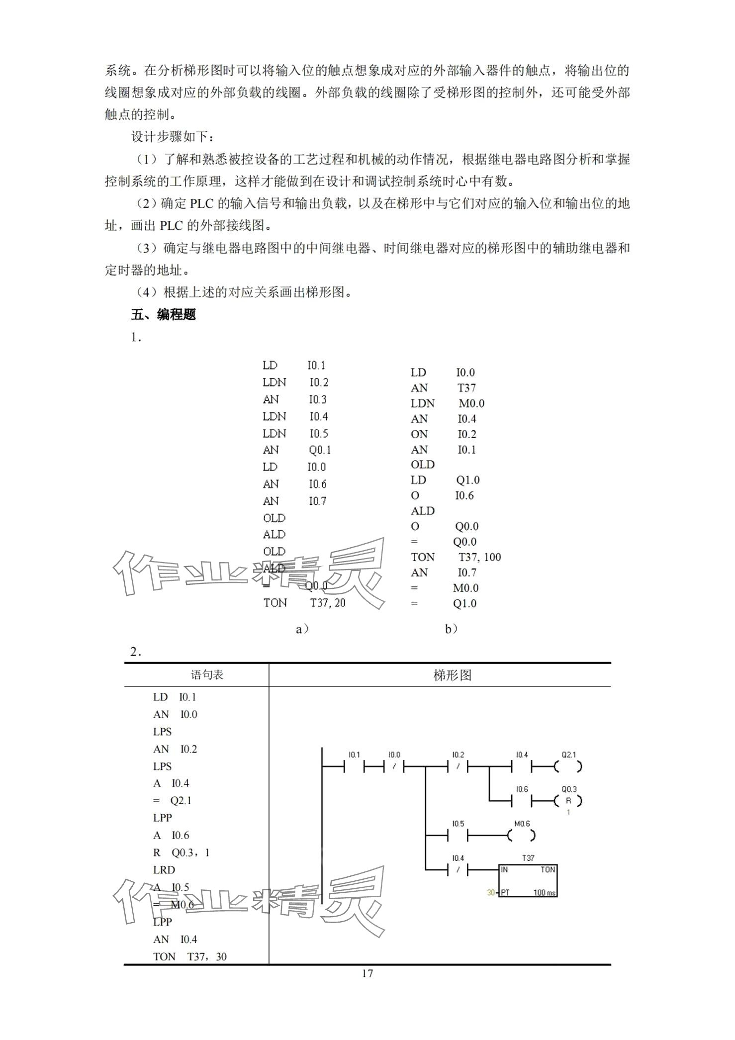 2024年可编程序控制器及其应用&nbsp;第17页