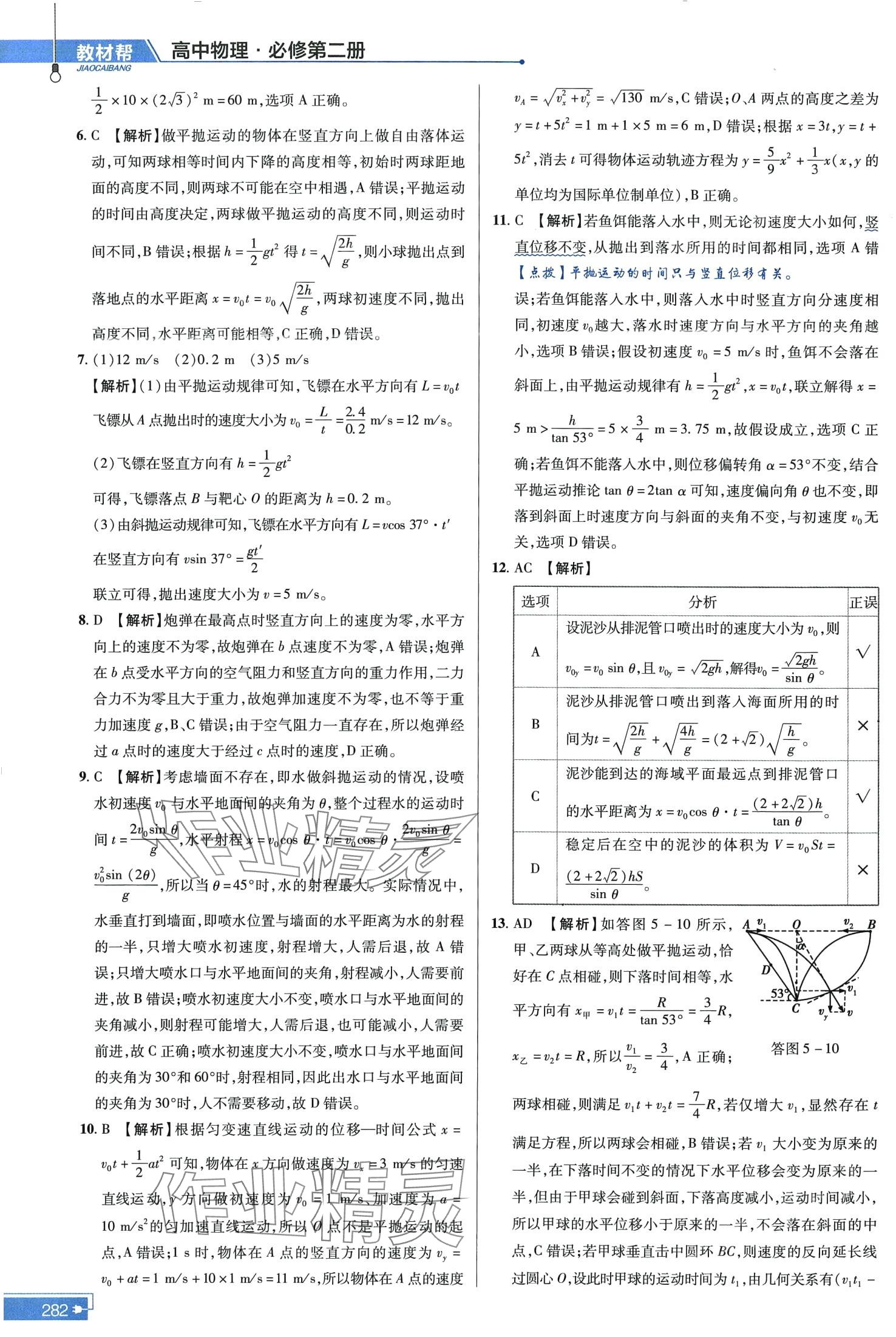 2024年教材幫高中物理必修第二冊(cè)人教版 第8頁