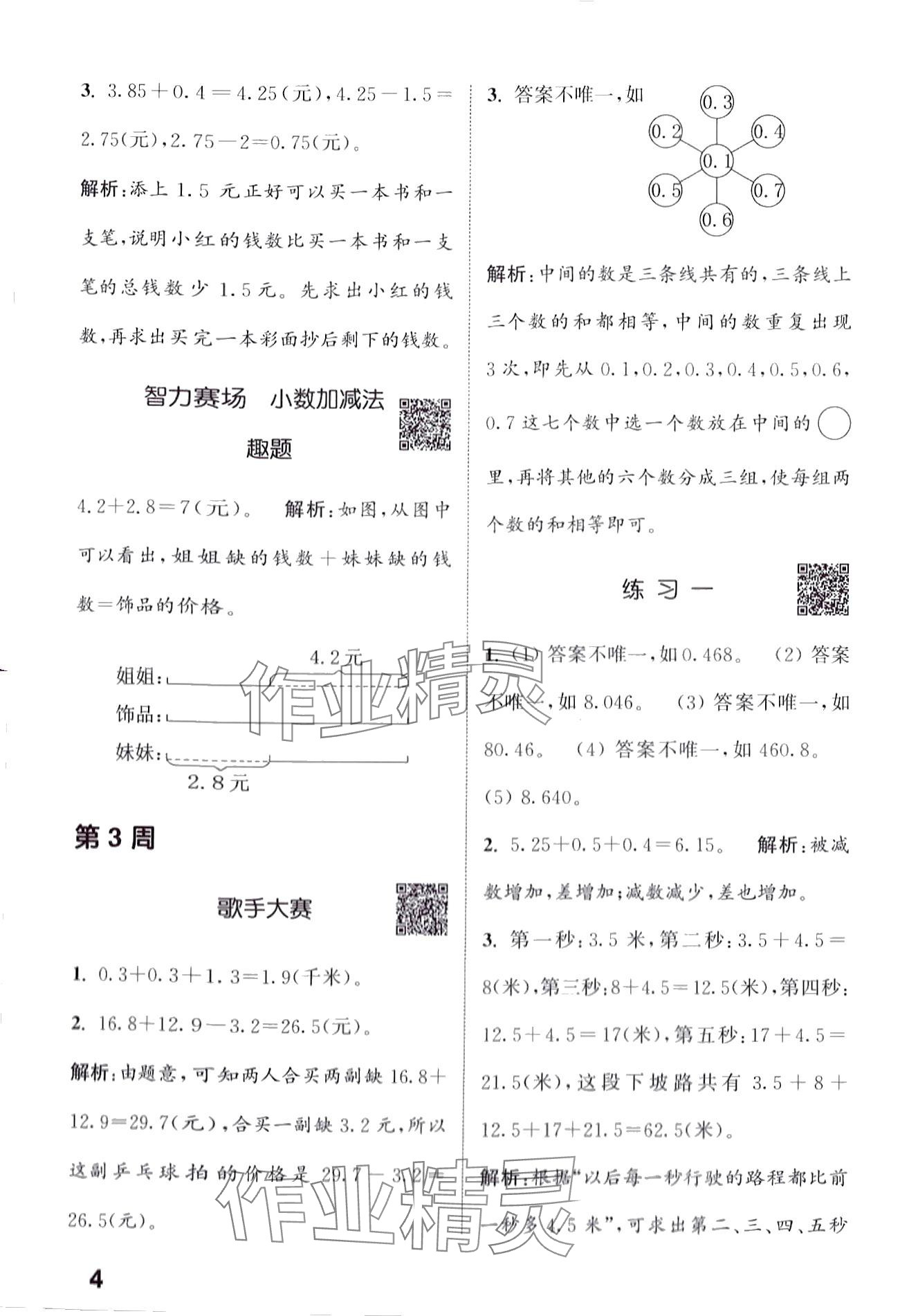 2024年通城學(xué)典提優(yōu)能手四年級(jí)數(shù)學(xué)下冊(cè)北師大版 第4頁(yè)