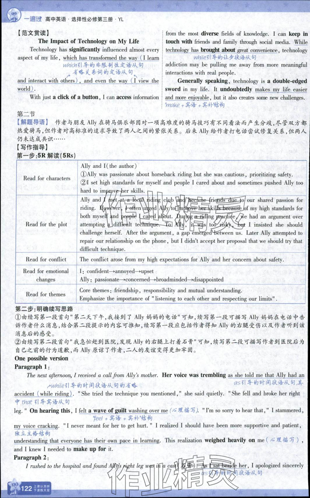 2025年一遍过高中英语选择性必修第三册译林版&nbsp;第16页