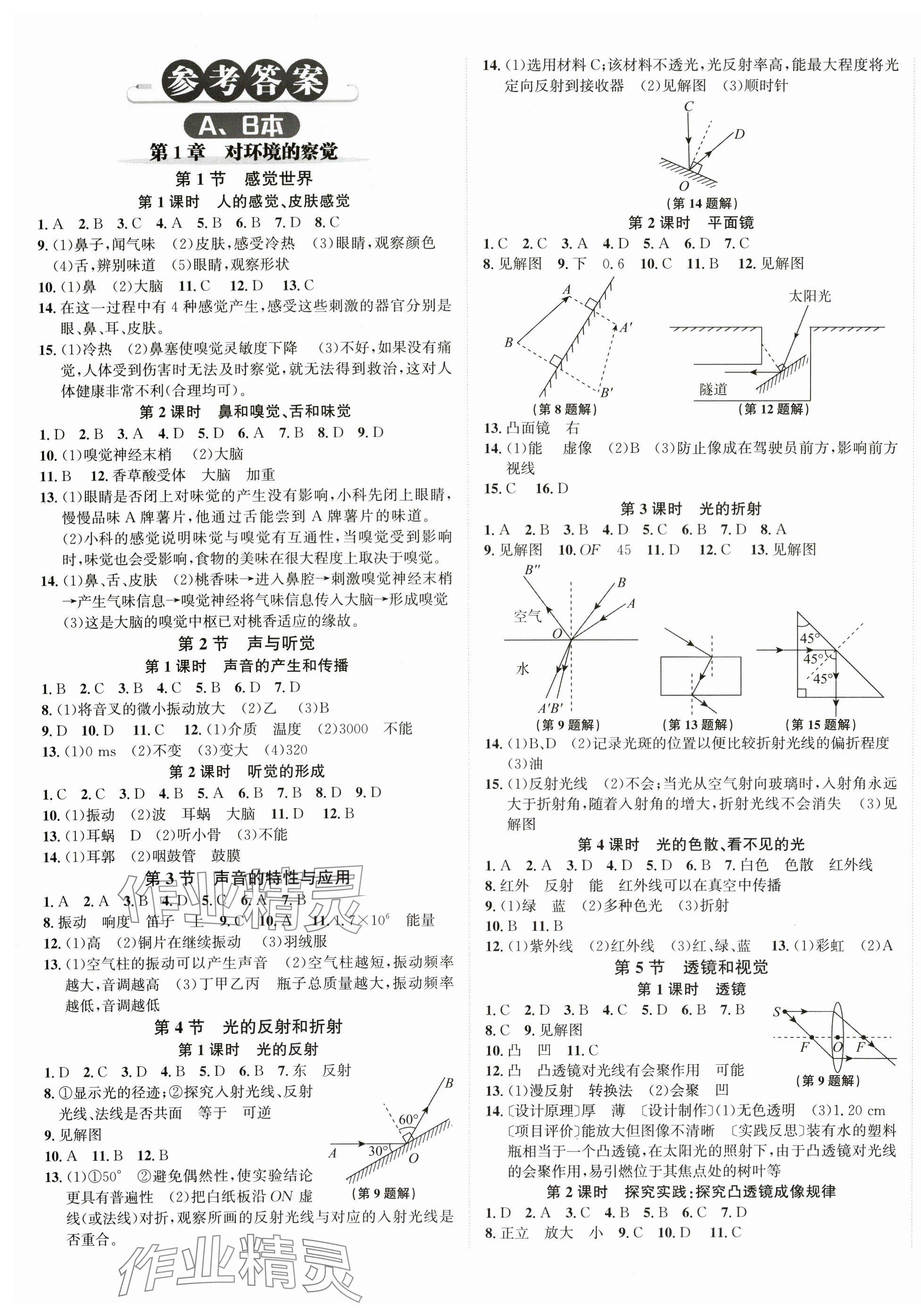 2025年奔跑吧少年八年級科學(xué)上冊浙教版 第1頁