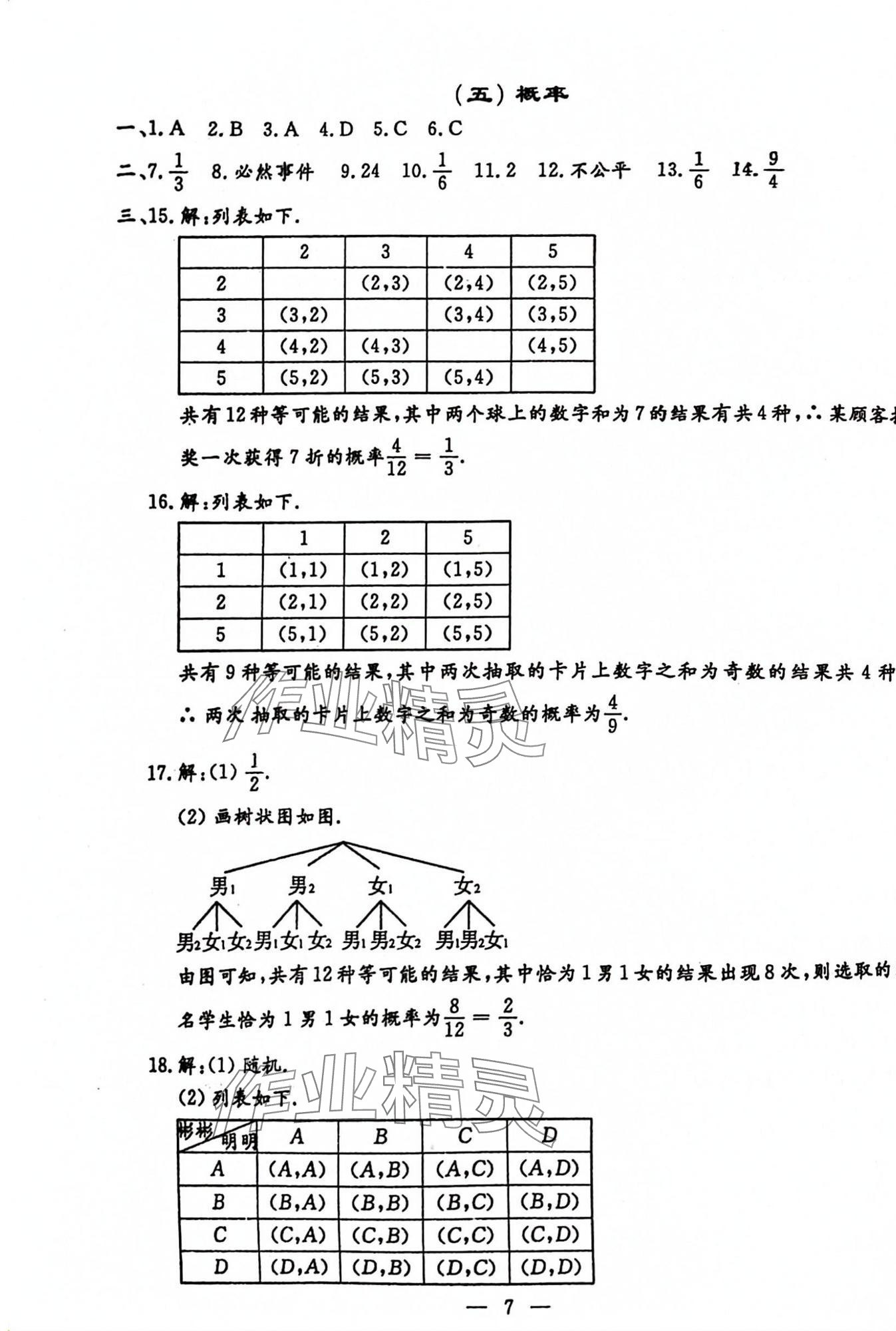 2024年名校调研系列卷期末小综合九年级全一册人教版 第7页