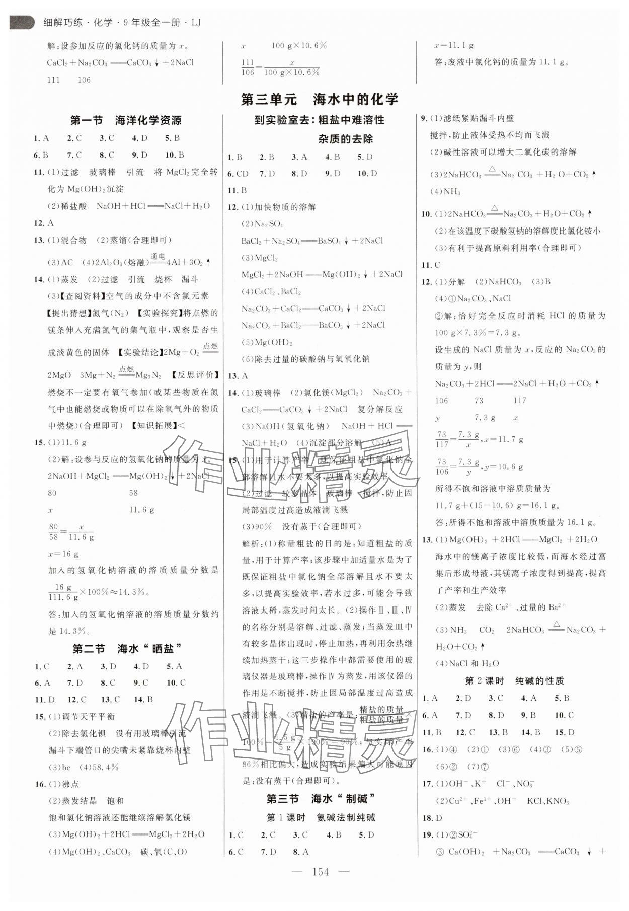 2024年細(xì)解巧練九年級化學(xué)全一冊魯教版 第6頁