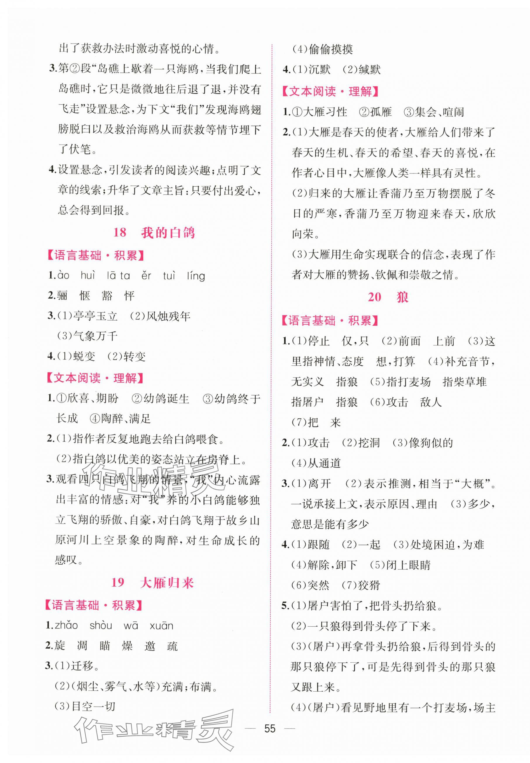 2025年課時練人民教育出版社七年級語文上冊人教版增強版 第15頁