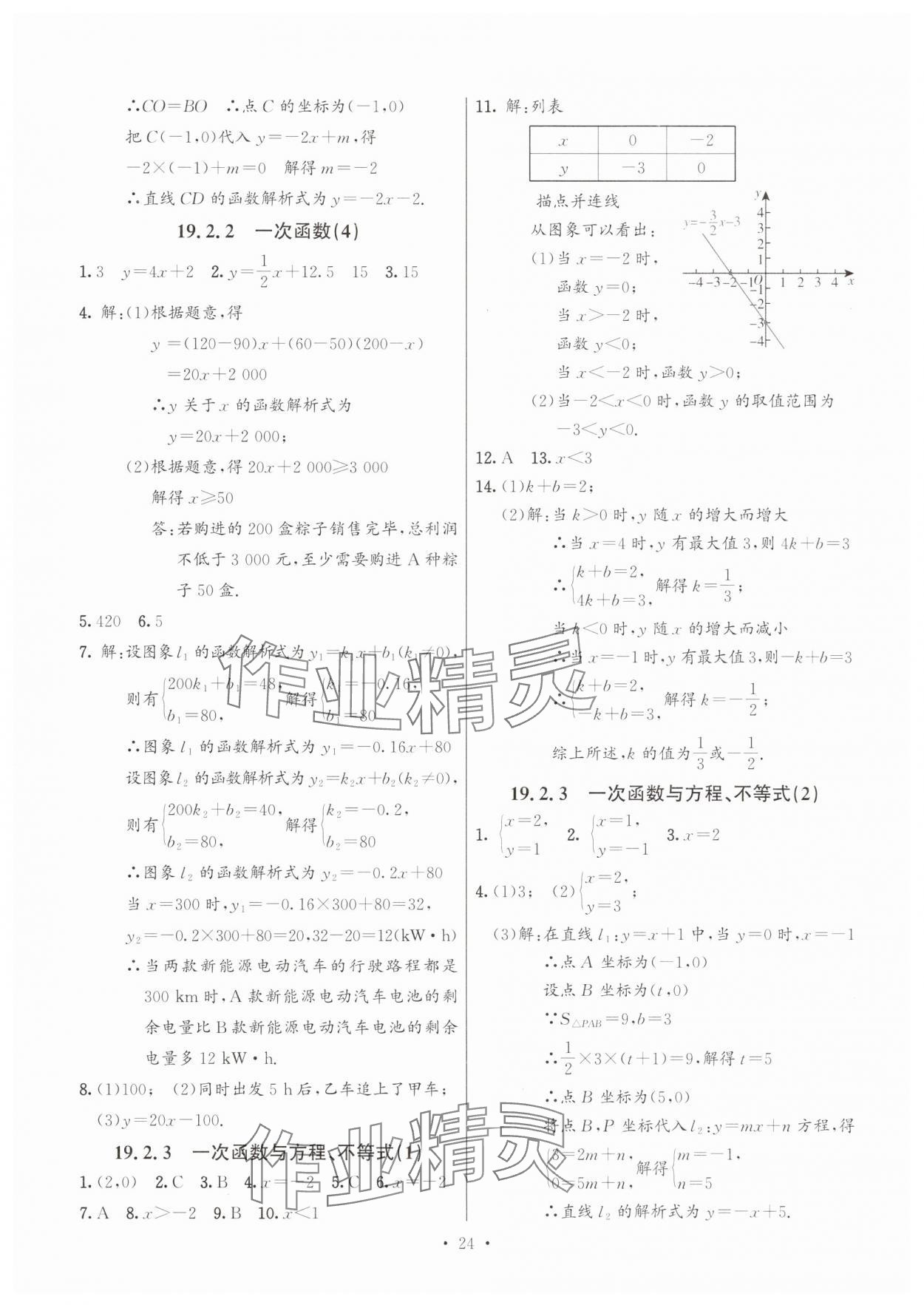 2025年活頁練習(xí)西安出版社八年級(jí)數(shù)學(xué)下冊人教版 第24頁