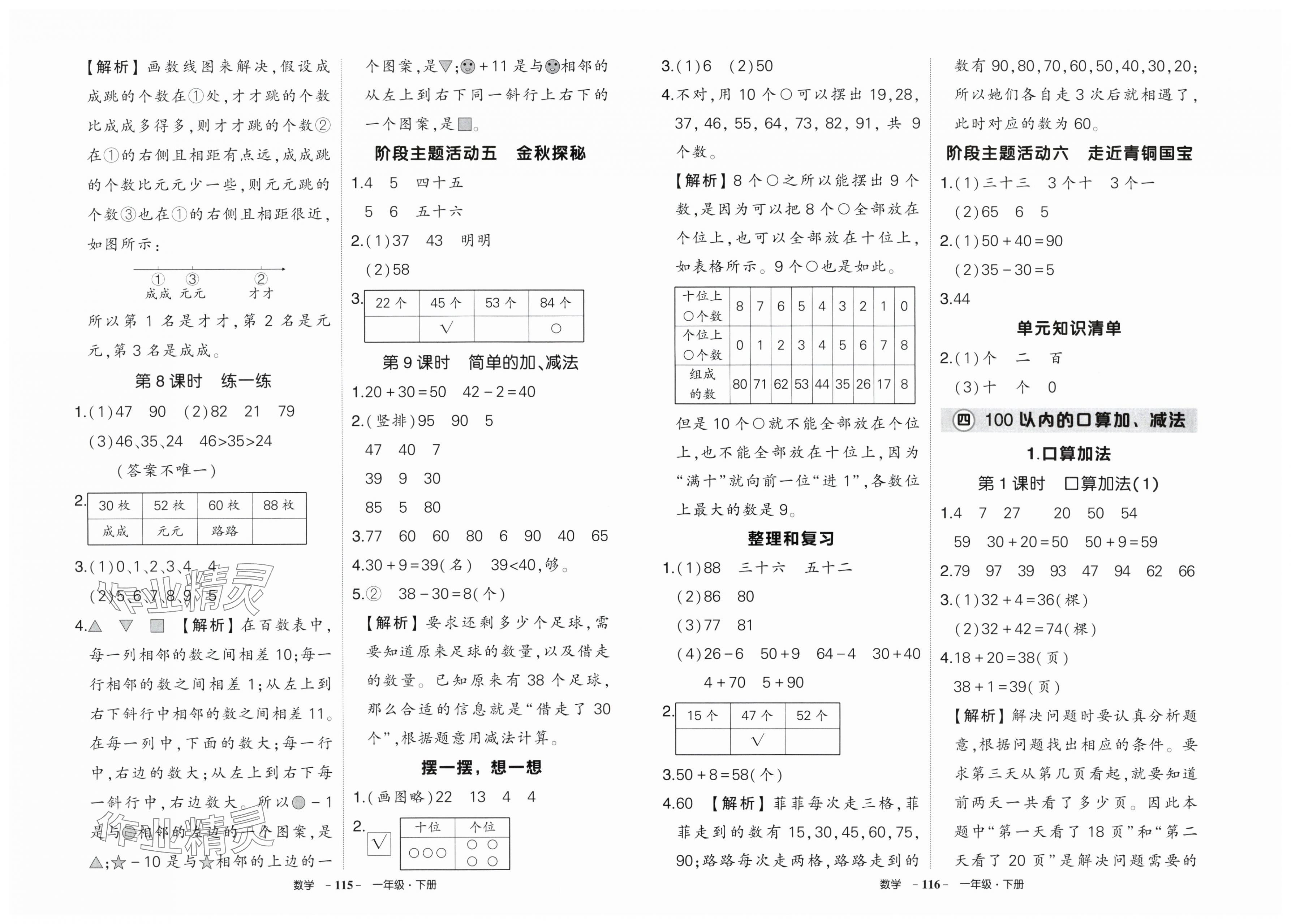 2025年狀元成才路創(chuàng)優(yōu)作業(yè)100分一年級數(shù)學下冊人教版湖北專版 第4頁