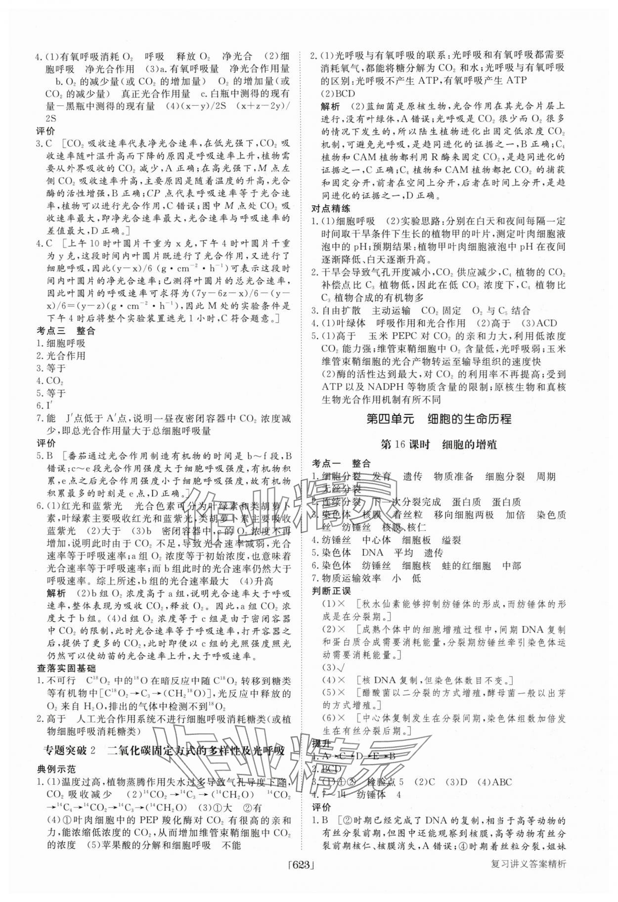 2025年步步高大一輪復習講義高中生物 第15頁