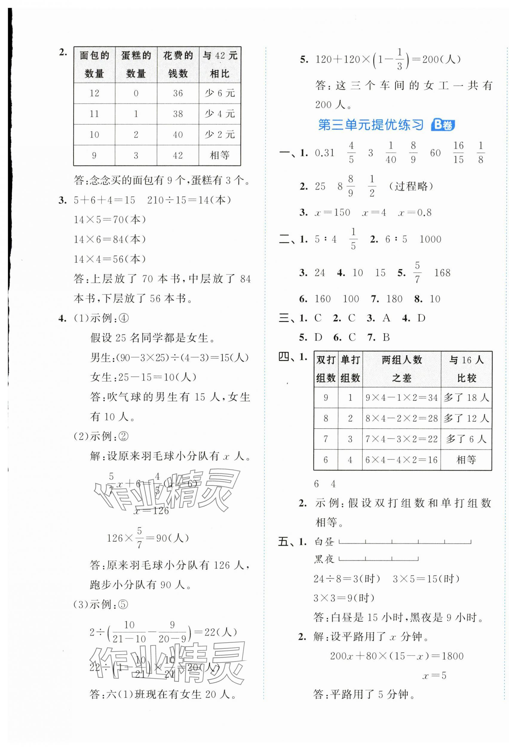 2024年53全優(yōu)卷六年級數(shù)學(xué)下冊蘇教版 第5頁