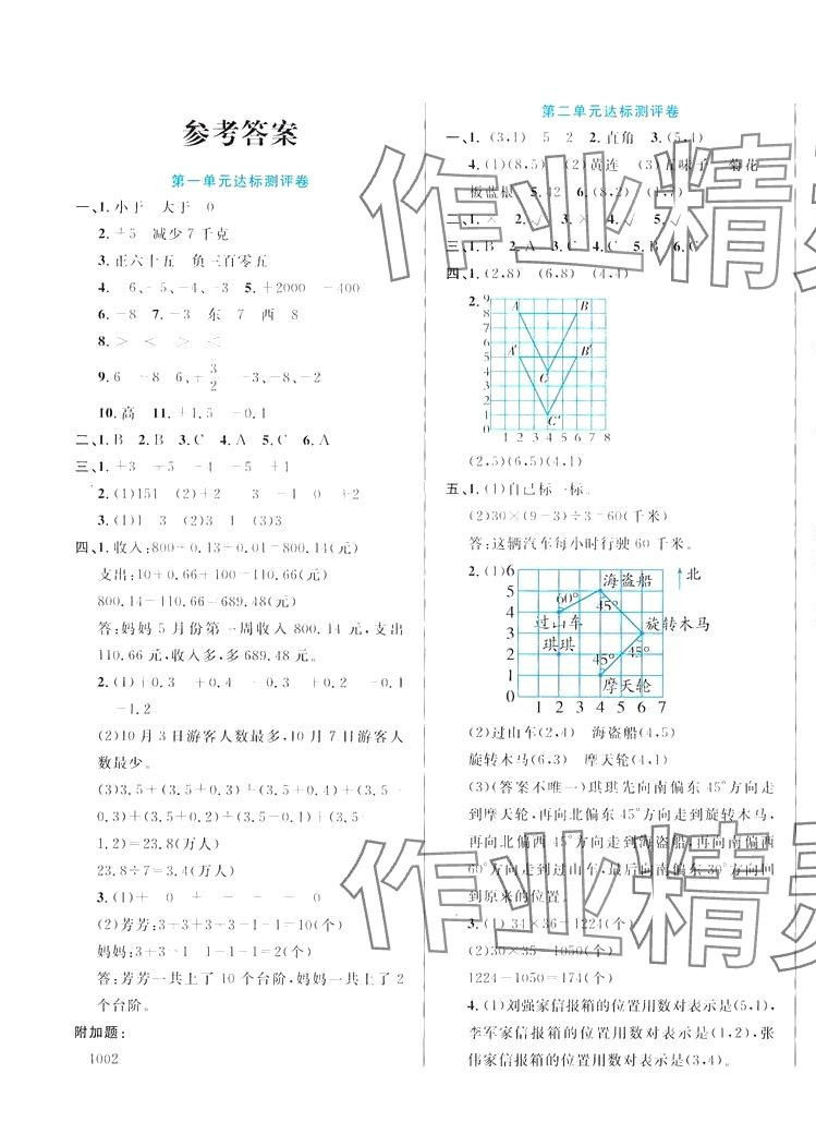 2024年黃岡培優(yōu)六年級(jí)數(shù)學(xué)下冊(cè)冀教版 第1頁