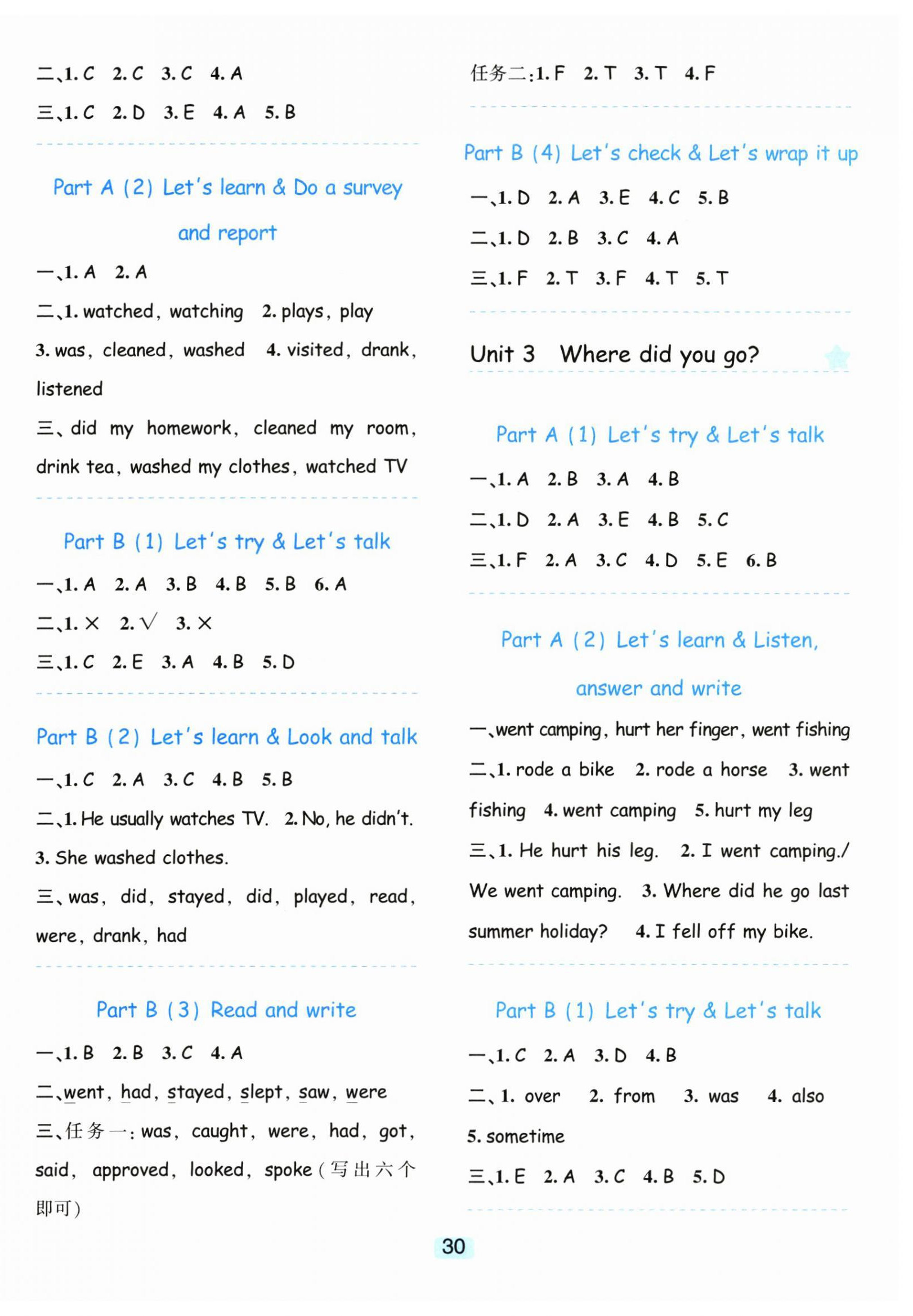 2026年精准学与练六年级英语下册人教版&nbsp;第2页