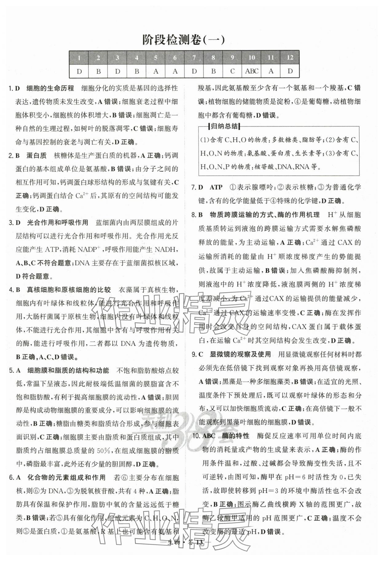 2026年天利38套?？蓟A題生物 第13頁