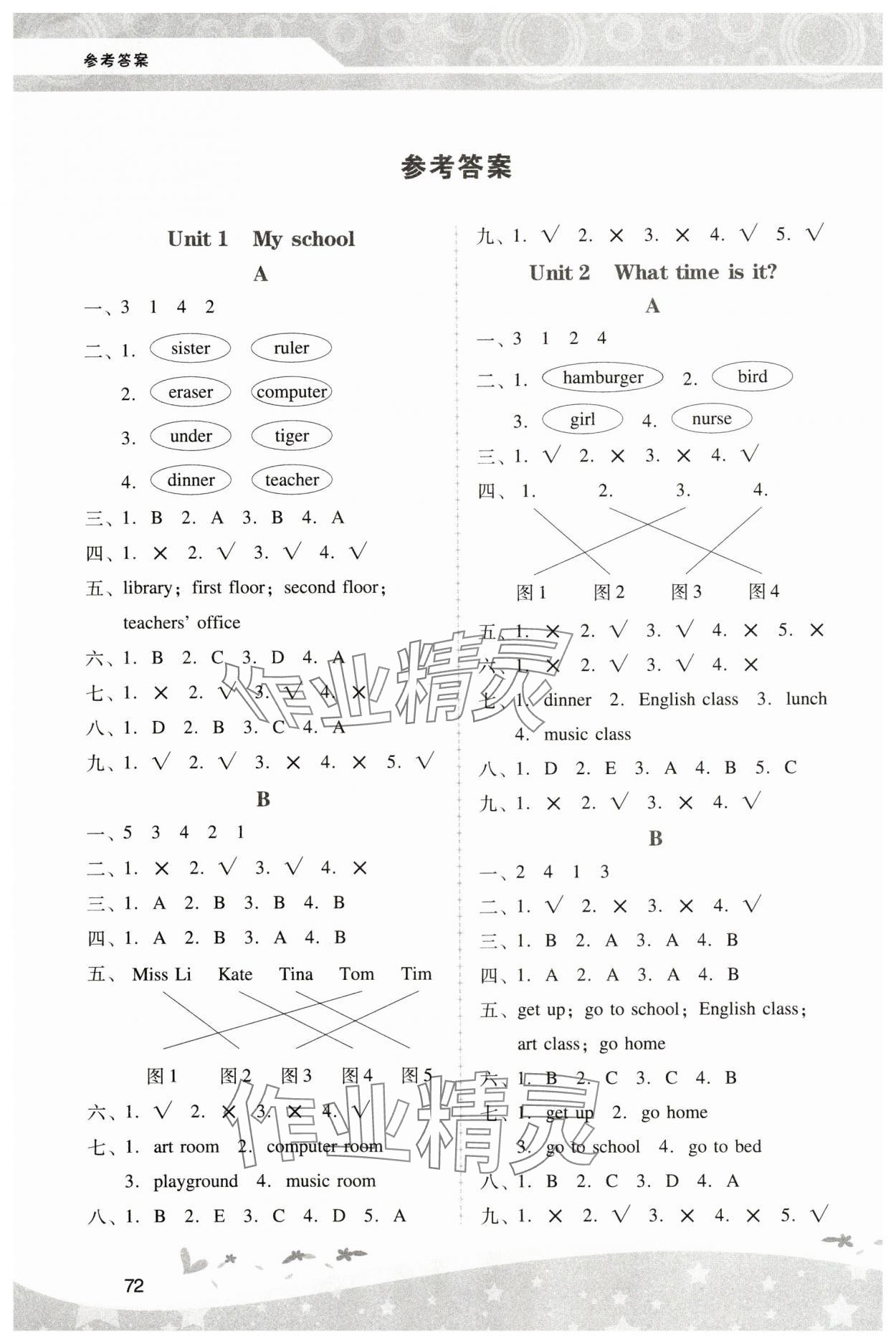 2025年新課程學(xué)習(xí)輔導(dǎo)四年級英語下冊人教版中山專版 第1頁