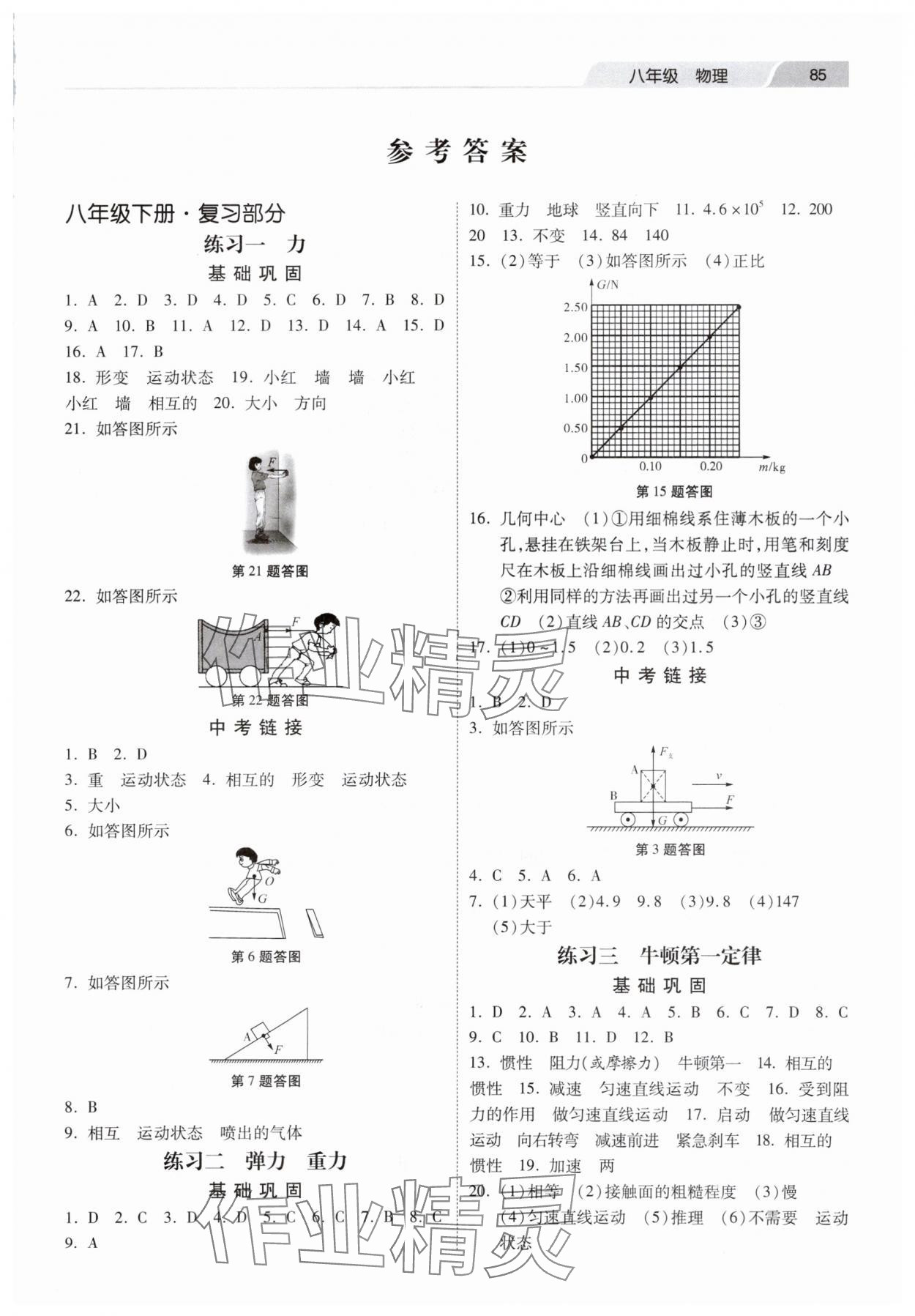 2025年暑假生活八年级物理河北美术出版社 第1页