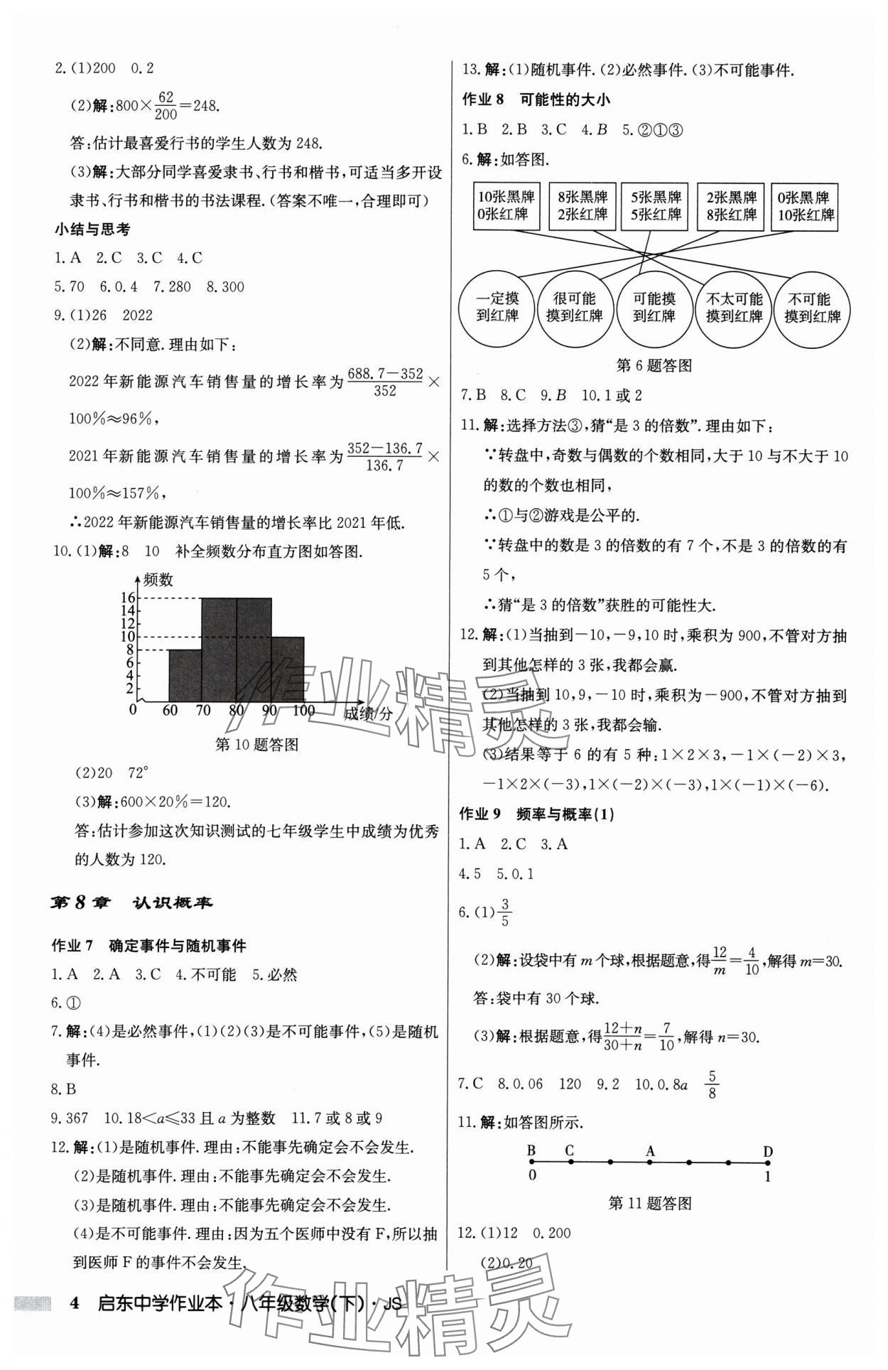 2025年启东中学作业本八年级数学下册江苏版 第4页