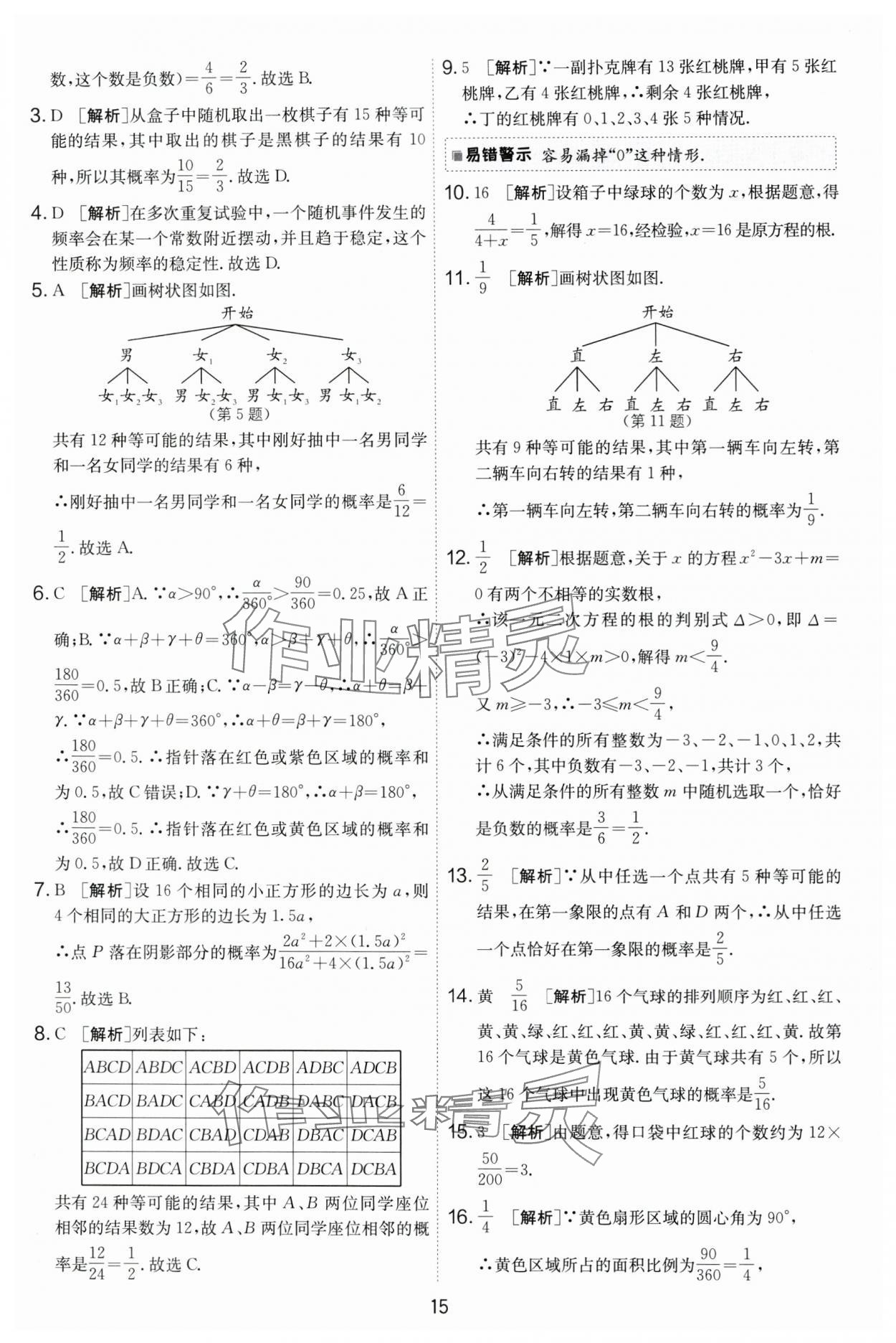 2024年實(shí)驗(yàn)班提優(yōu)大考卷九年級數(shù)學(xué)上冊蘇科版 第15頁
