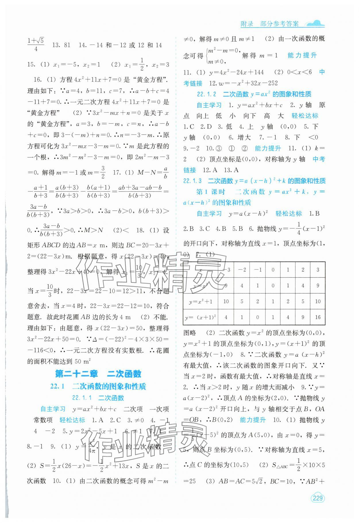 2025年自主学习能力测评九年级数学全一册人教版 第3页
