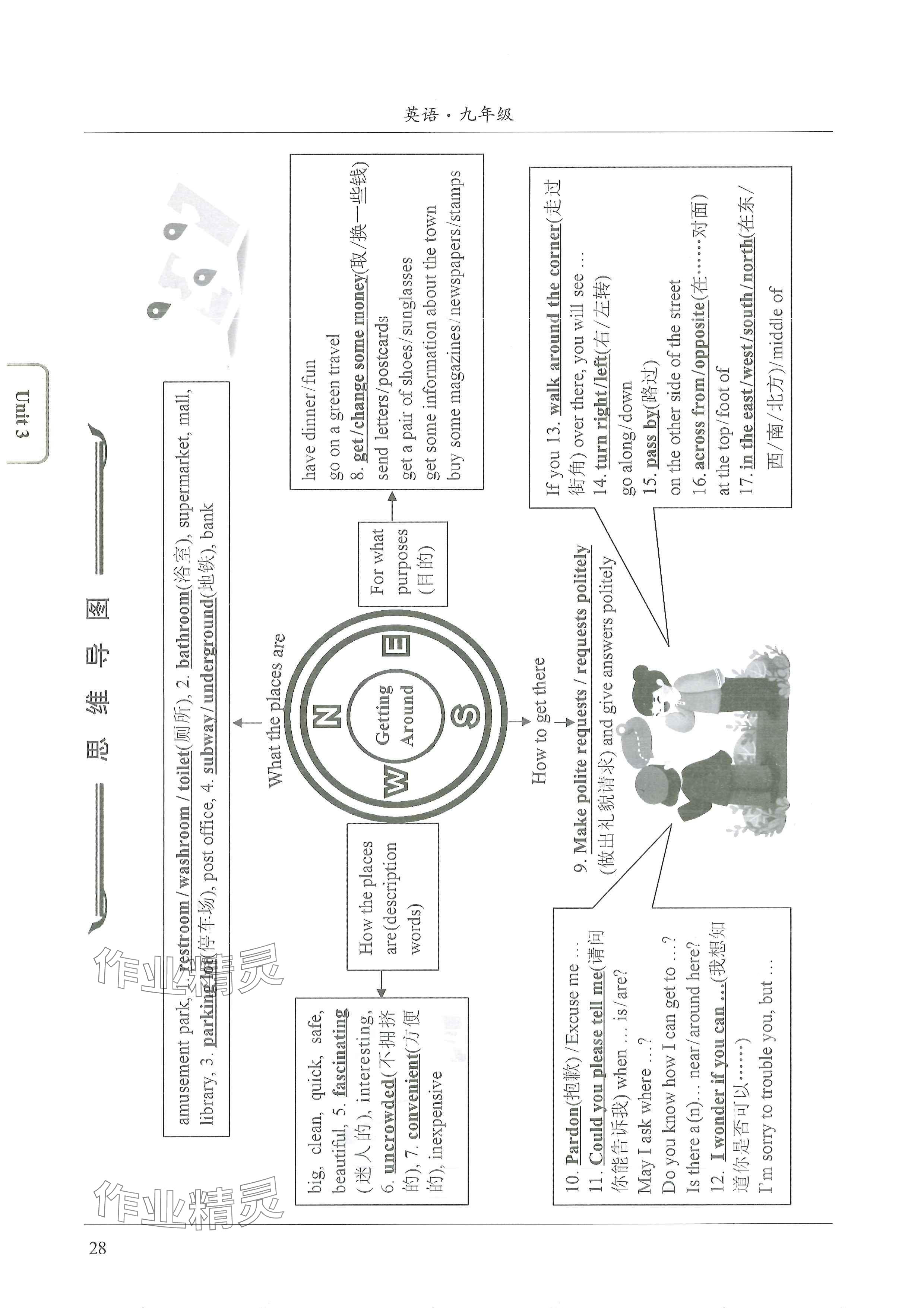 2024年新视界初中英语九年级英语上册人教版 参考答案第29页
