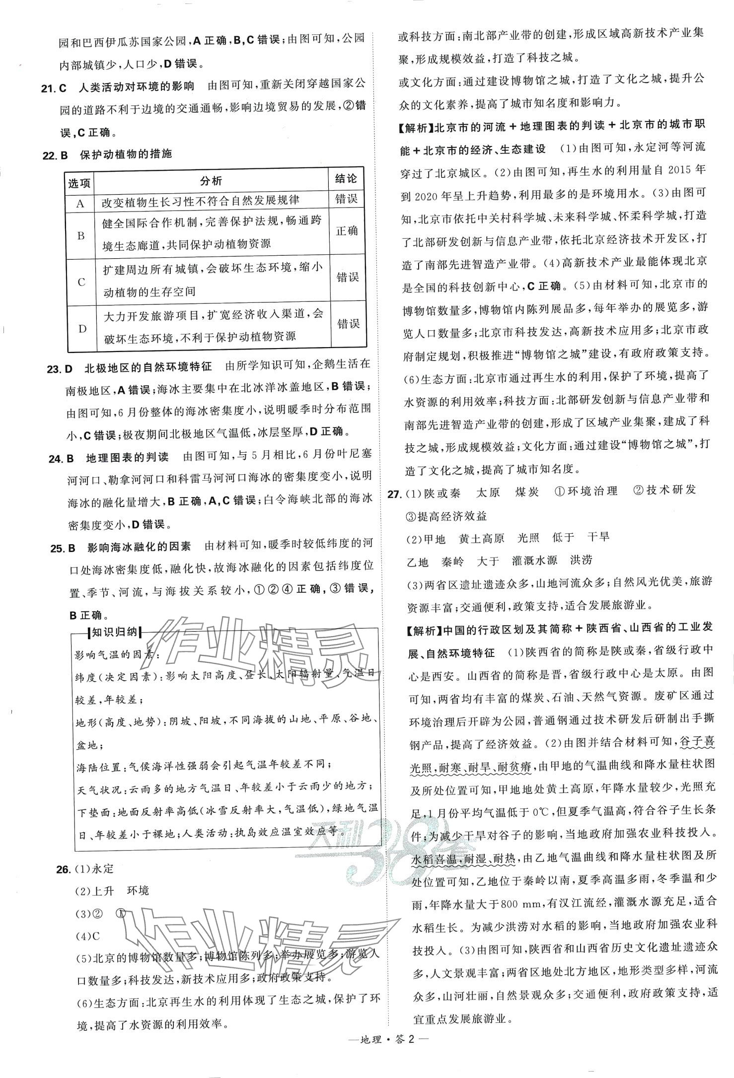 2024年天利38套新課標全國中考試題精選地理中考 第4頁