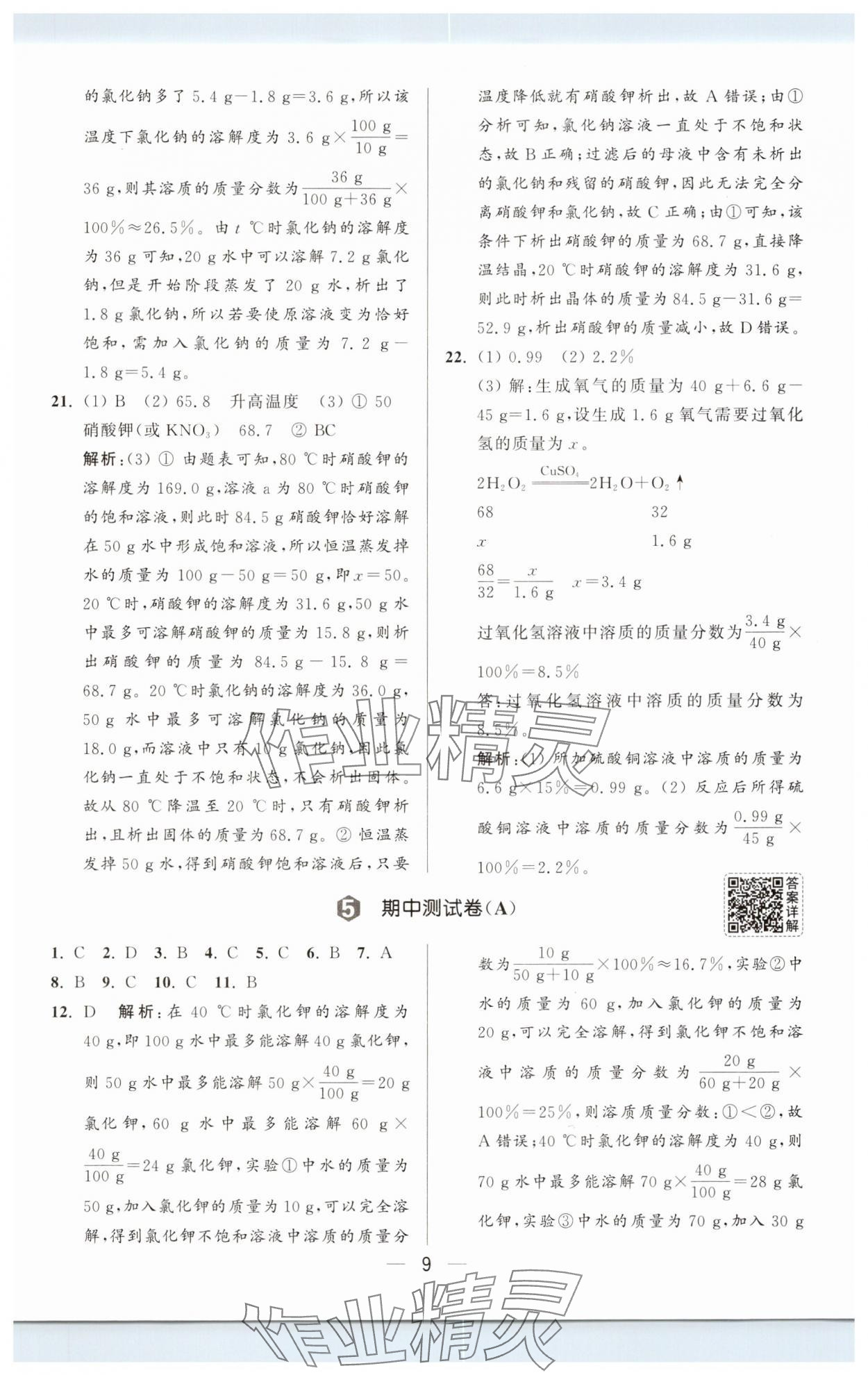 2025年亮點給力大試卷九年級化學(xué)下冊人教版 第9頁