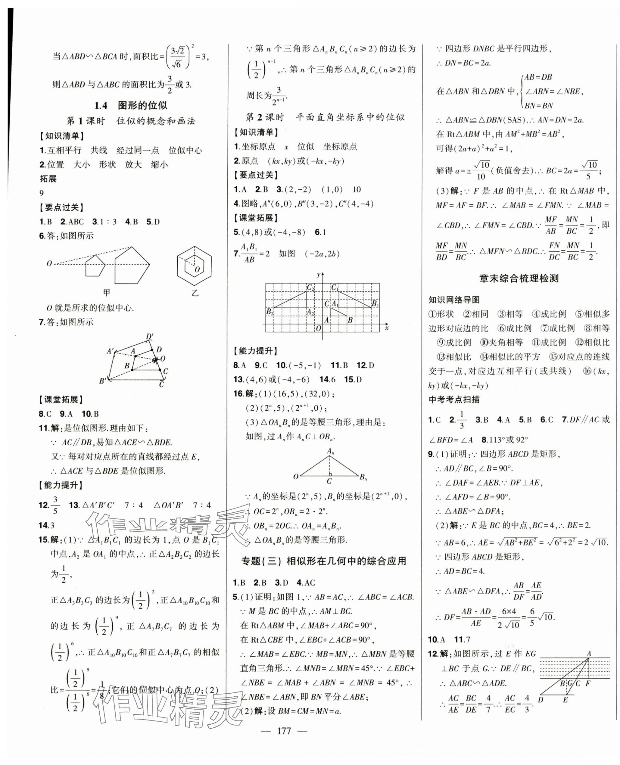2025年初中新课标名师学案智慧大课堂九年级数学上册青岛版 第5页