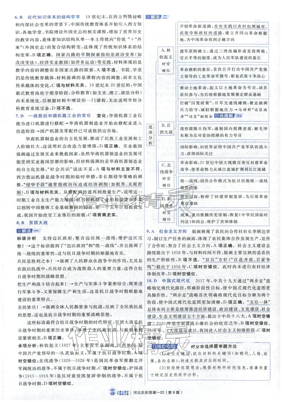 2026年金考卷優秀模擬試卷匯編45套高中歷史河北專版 第22頁