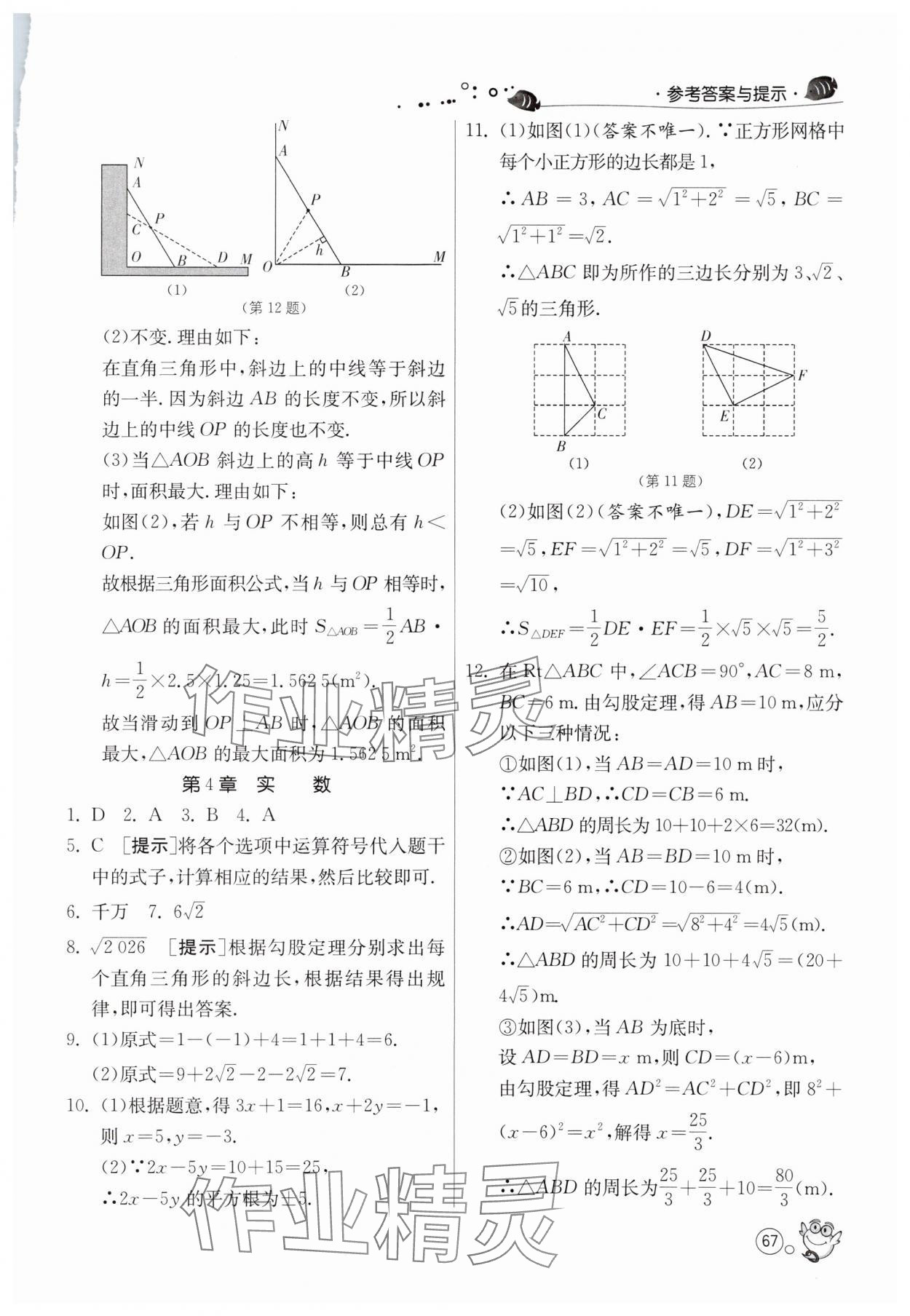 2025年快乐暑假江苏人民出版社八年级数学苏科版 第5页