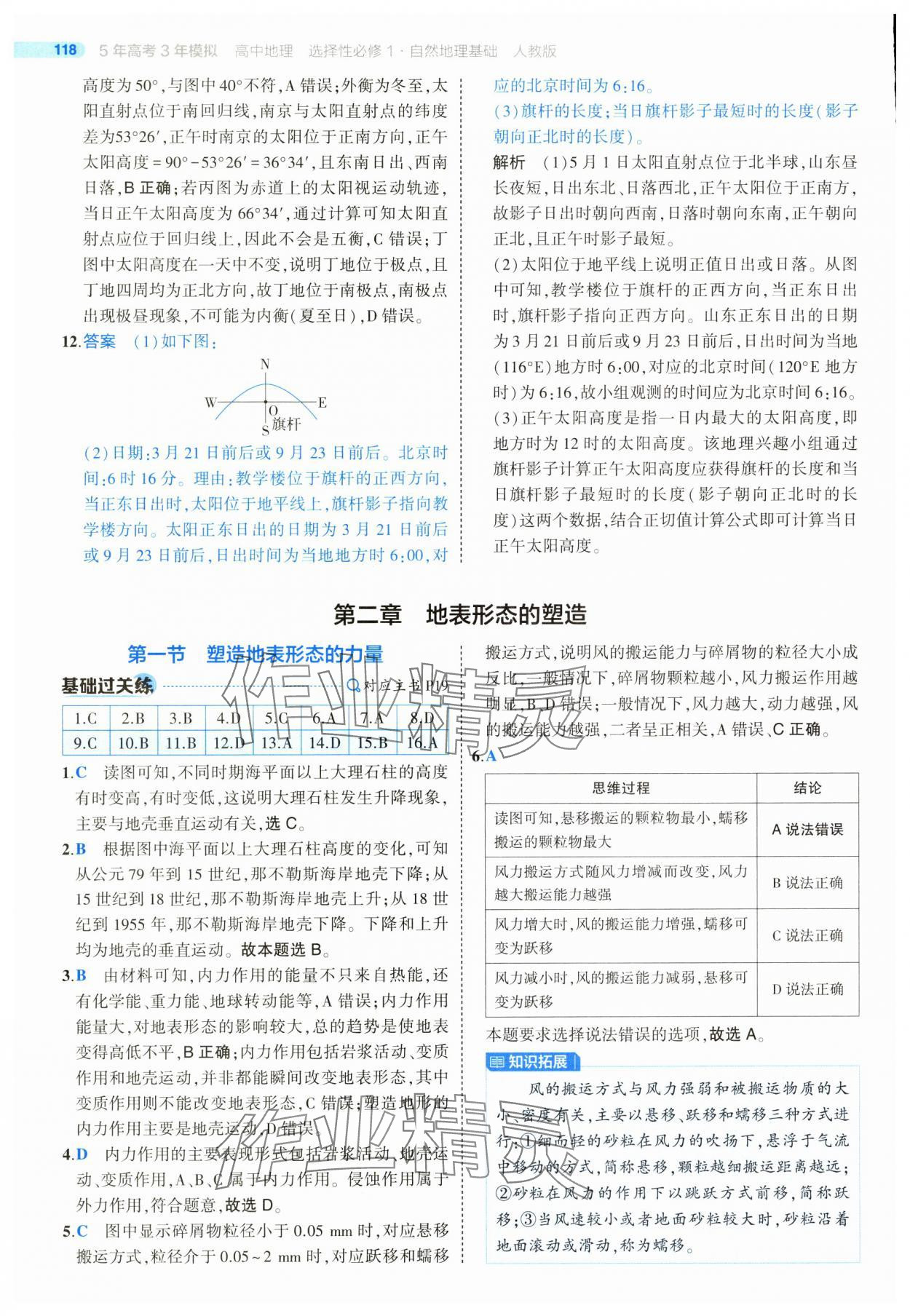 2025年5年高考3年模擬高二地理選擇性必修1人教版 第14頁