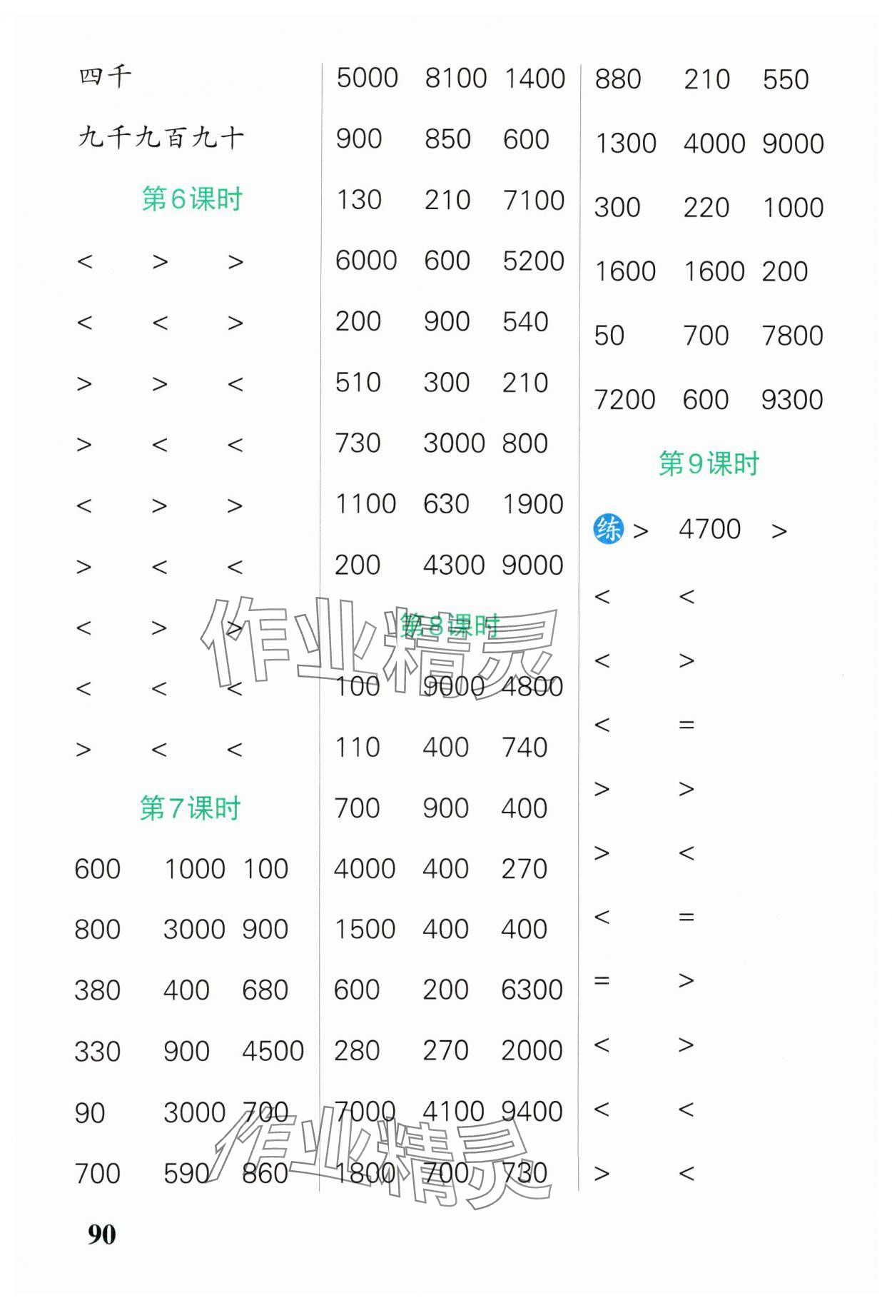 2025年小学学霸口算二年级数学下册青岛版五四制 参考答案第2页