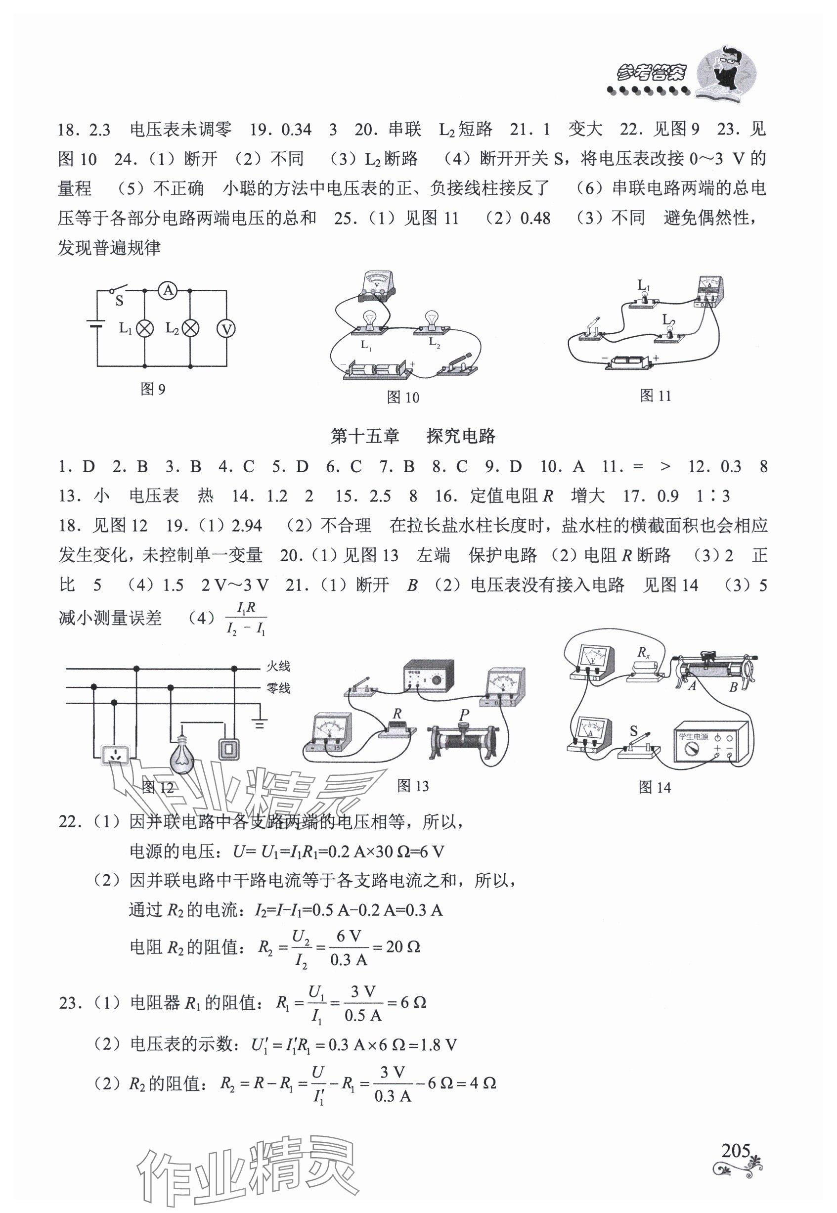 2025年全程无忧南方出版社物理中考沪科版 参考答案第6页