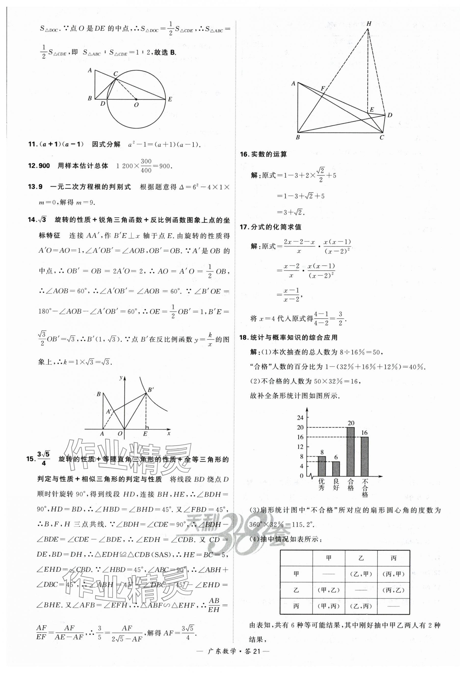 2024年天利38套中考試題精選數(shù)學廣東專用 第21頁