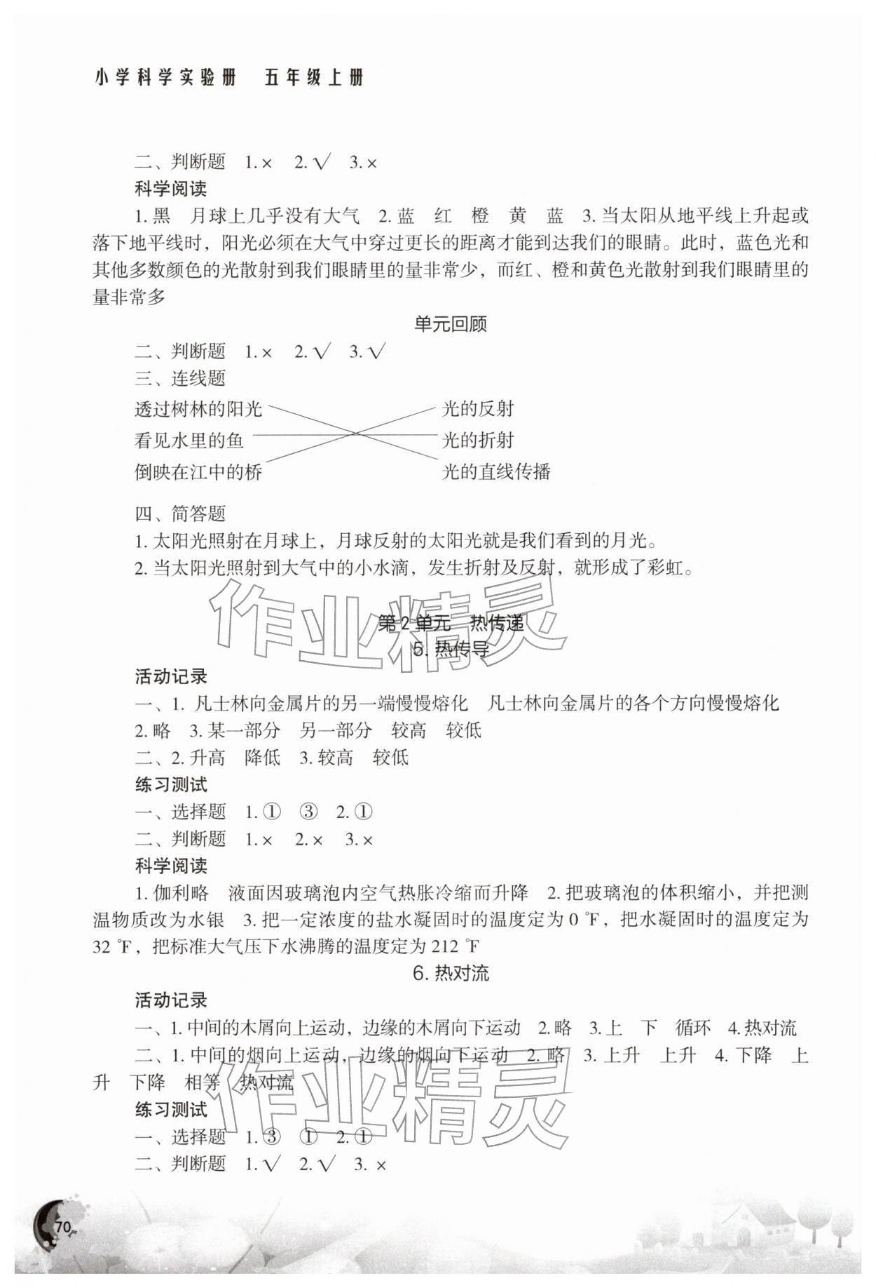 2025年小学科学实验册五年级上册苏教版 第2页