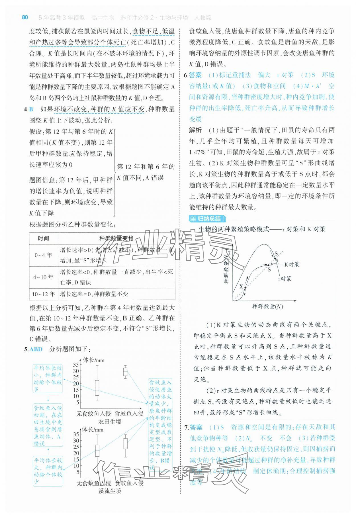 2025年5年高考3年模擬高中生物選擇性必修2人教版 第10頁