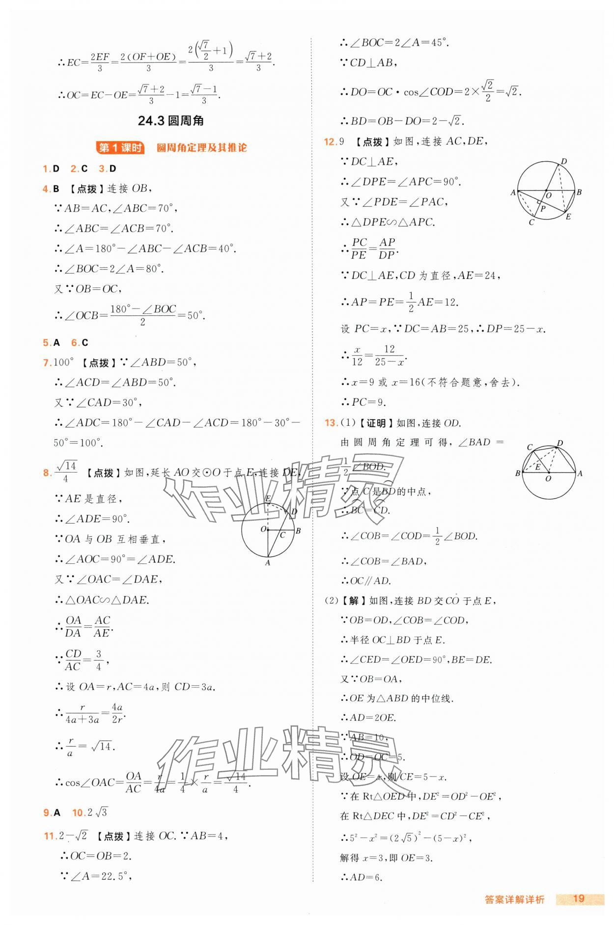 2025年綜合應(yīng)用創(chuàng)新題典中點(diǎn)九年級(jí)數(shù)學(xué)下冊(cè)滬科版 第19頁