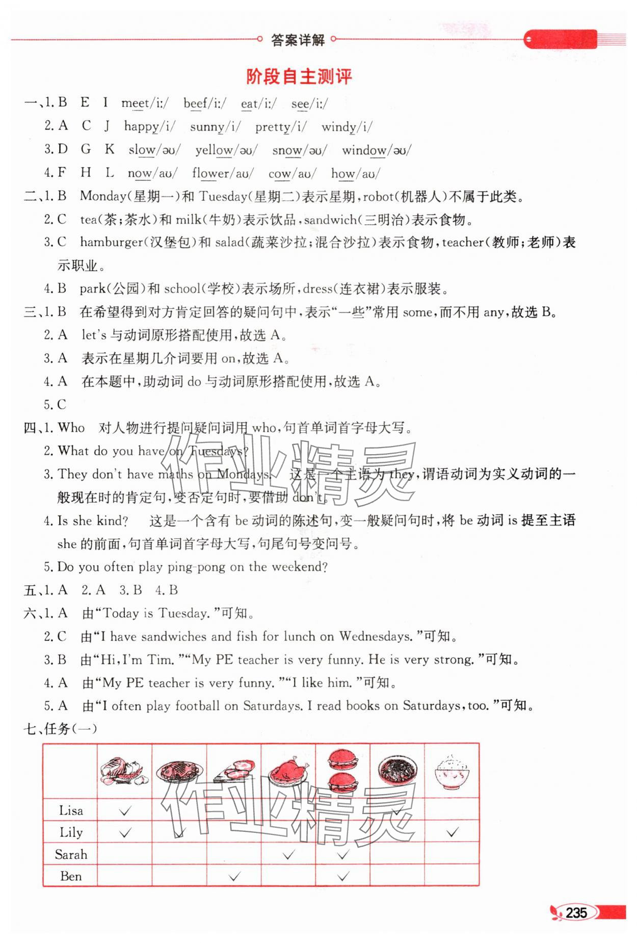 2025年教材全解五年级英语上册人教版 第4页