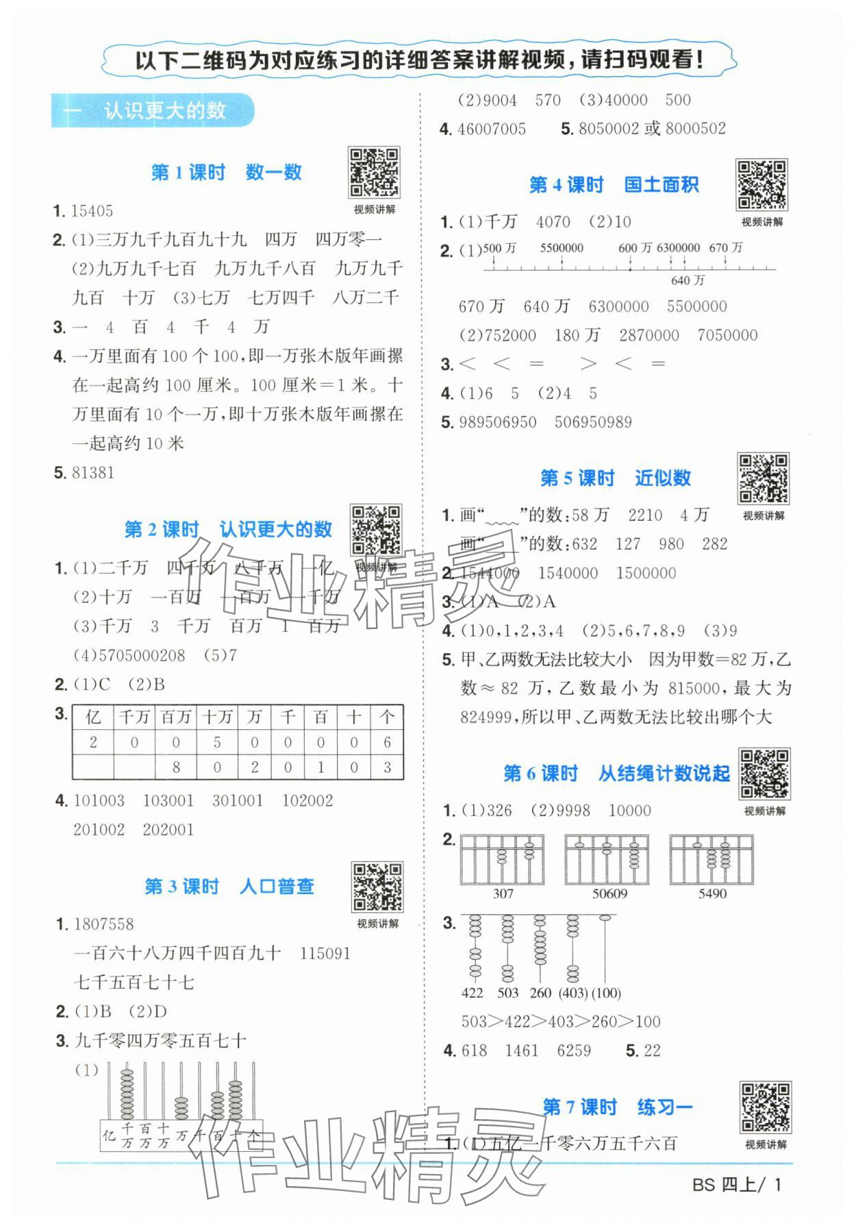 2025年陽(yáng)光同學(xué)課時(shí)優(yōu)化作業(yè)四年級(jí)數(shù)學(xué)上冊(cè)北師大版廣東專(zhuān)版 第1頁(yè)